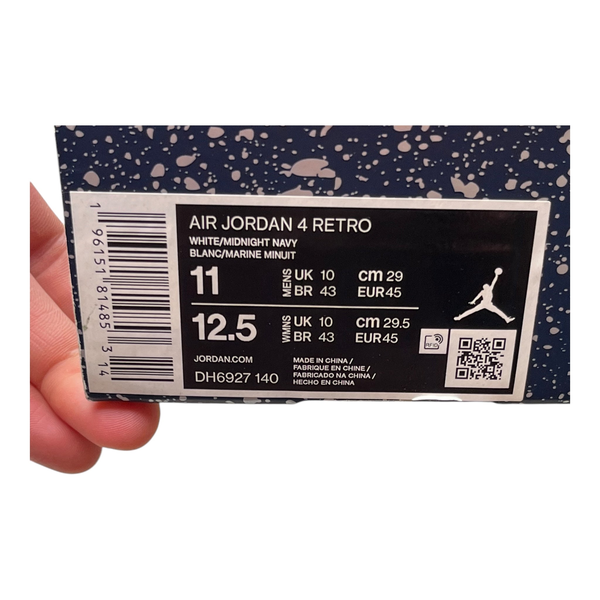 Jordan 4 Retro Mitternachtsmarine (45EU)