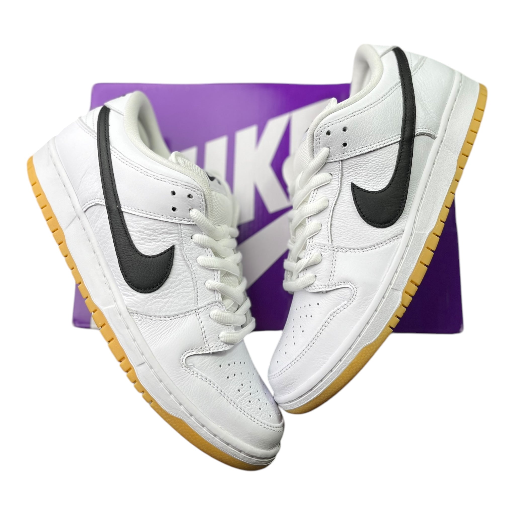 Nike SB Dunk Low Pro ISO White Gum (46EU)