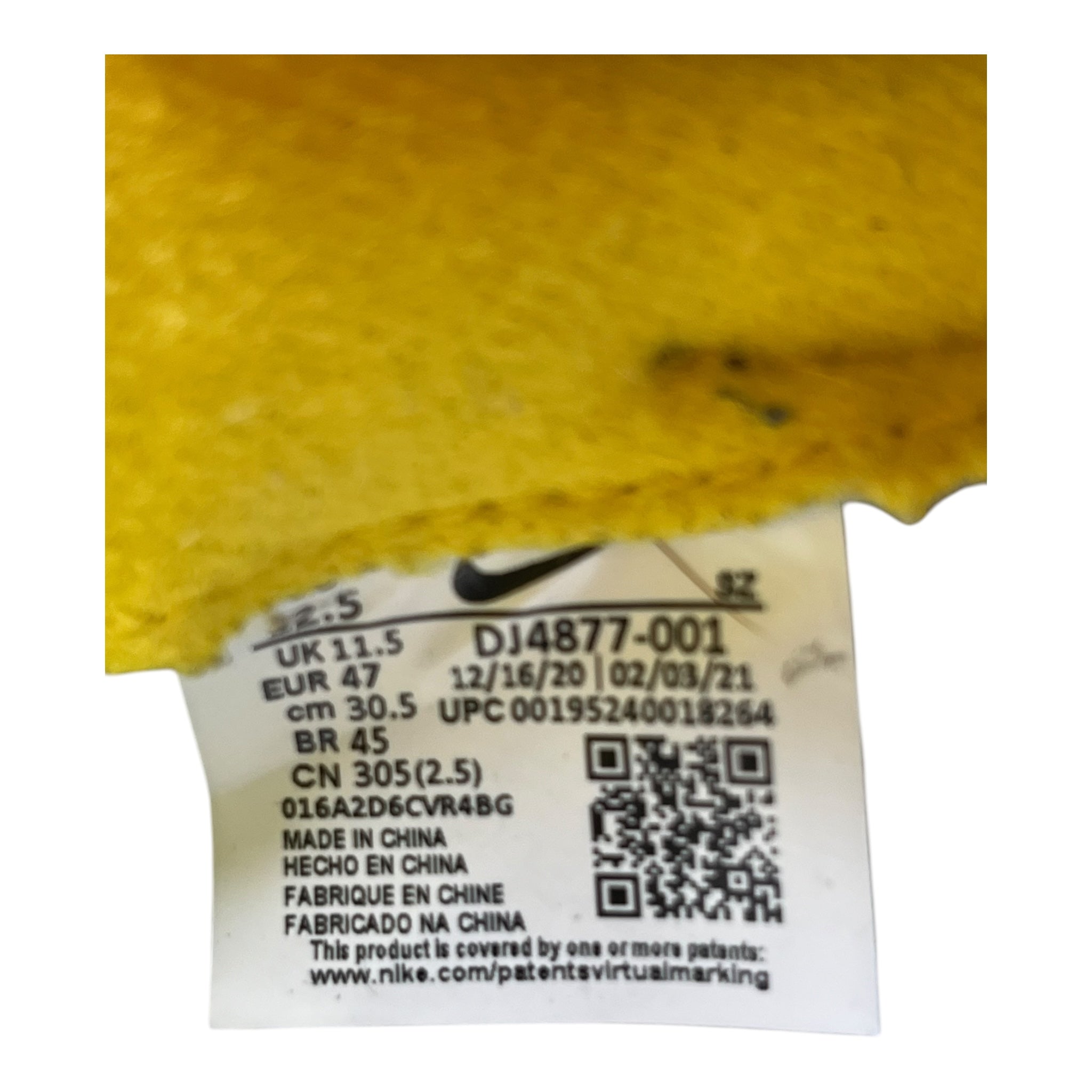 Nike LD Waffle Sacai Undercover Bright Yellow (47EU)