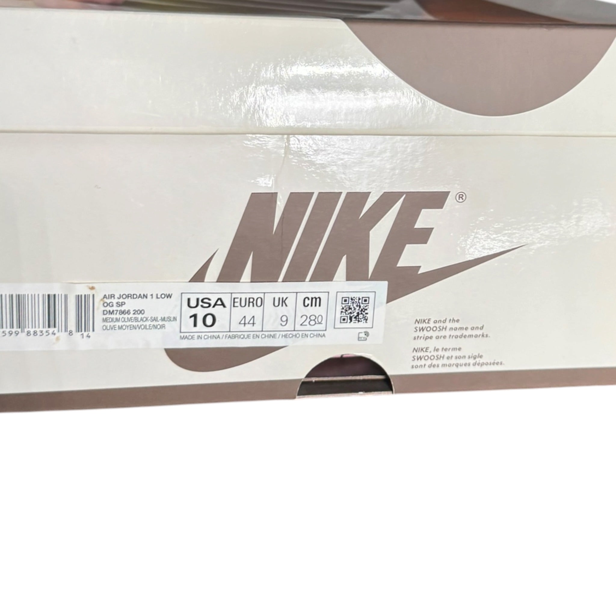 Jordan One Low Travis Scott Medium Olive (44EU)