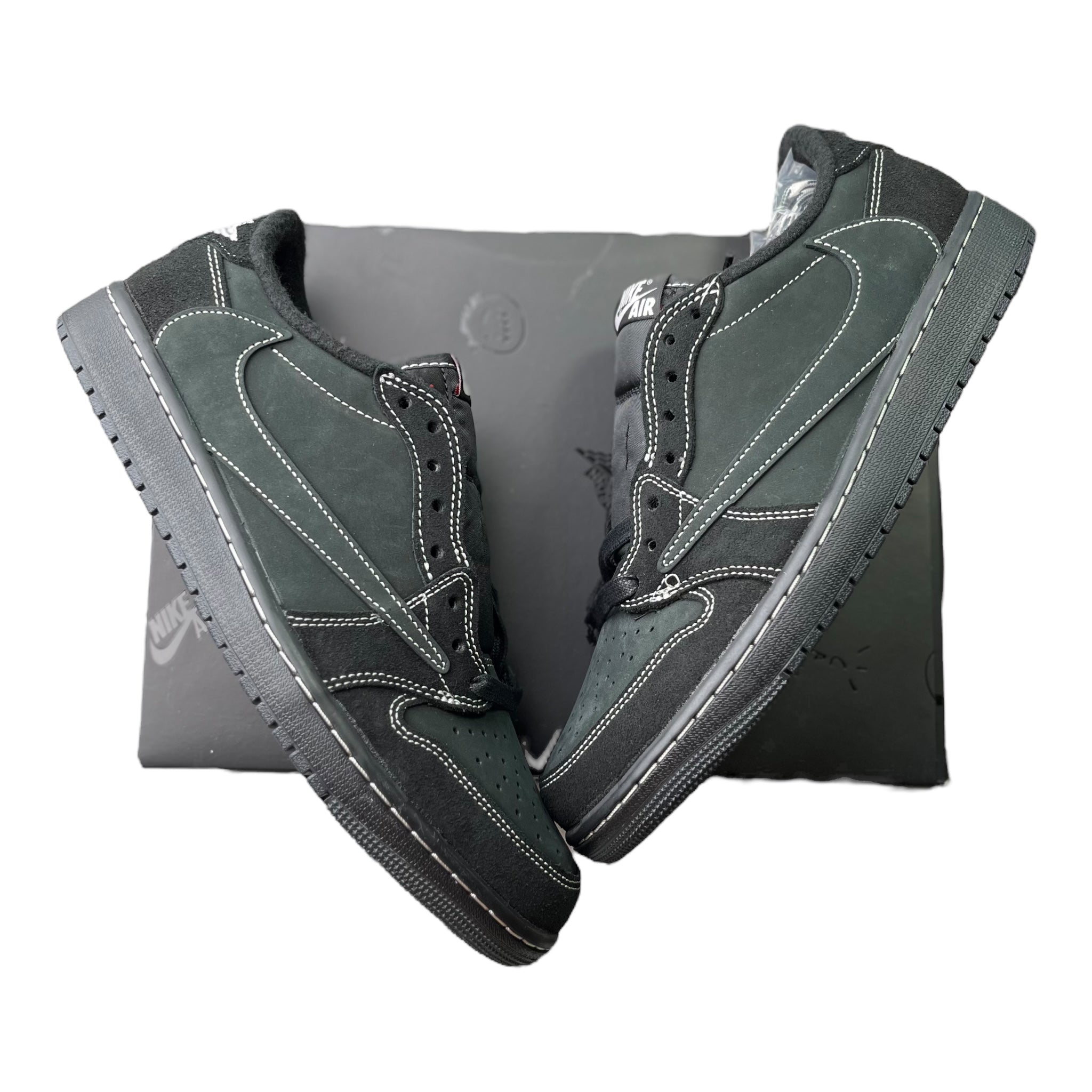 Jordan 1 Low SP Travis Scott Black Phantom (43EU)