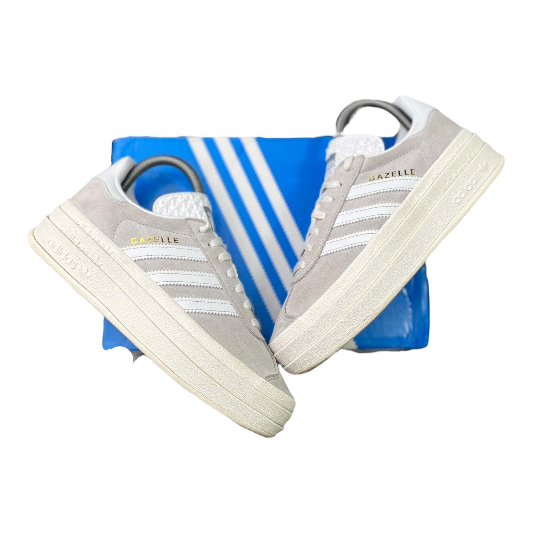 Adidas Gazelle Bold Grau Weiß (36 2/3EU)