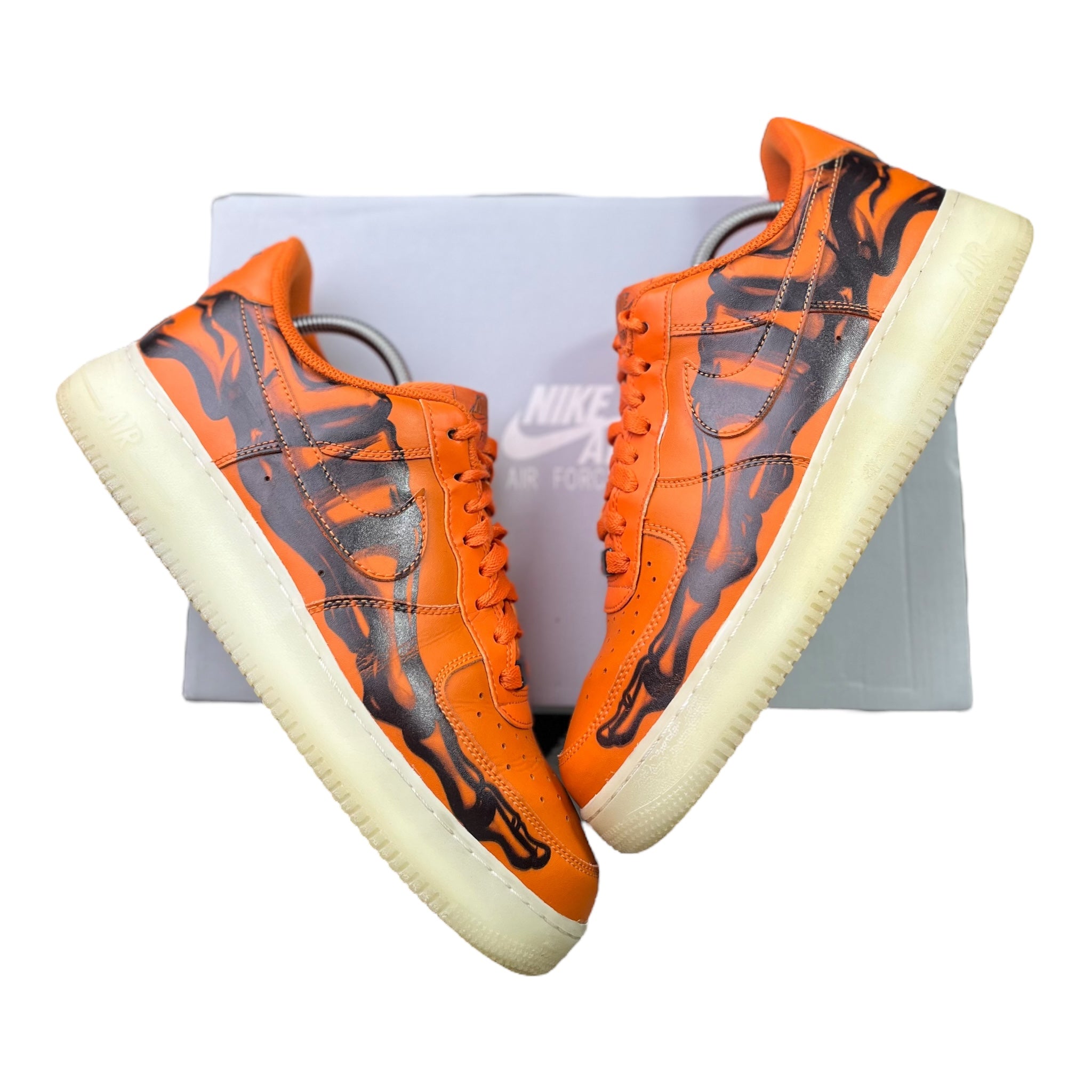 Nike Air Force 1 Low Skeleton Orange (44.5EU)