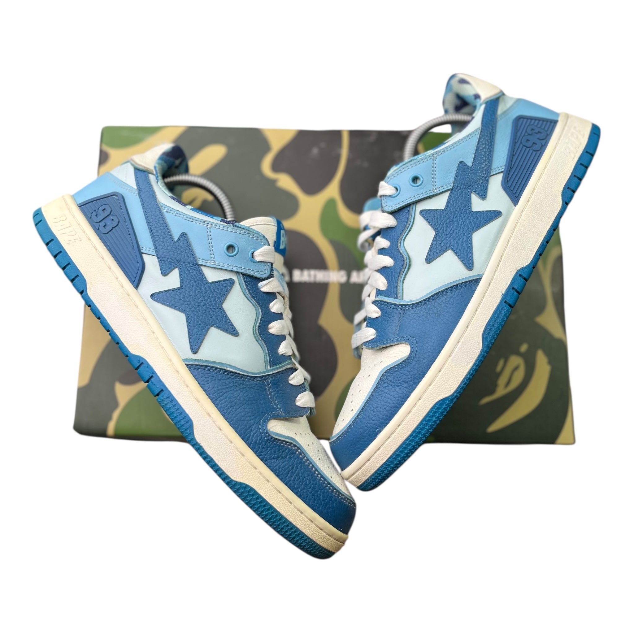 A Bathing Ape Bape SK8 Sta ABC Camo Blue (44EU)