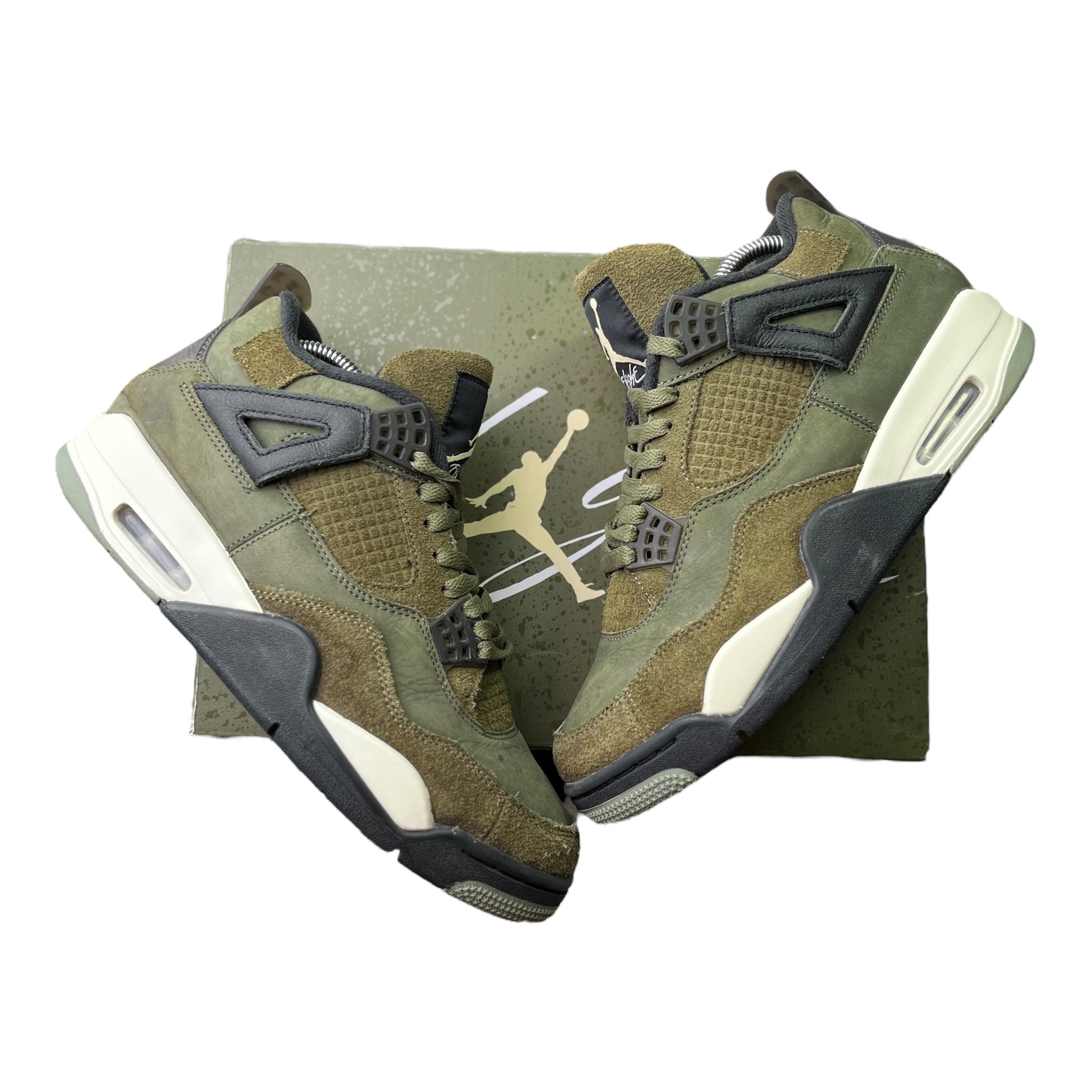 Jordan 4 Retro Craft Mitteloliv (42EU)