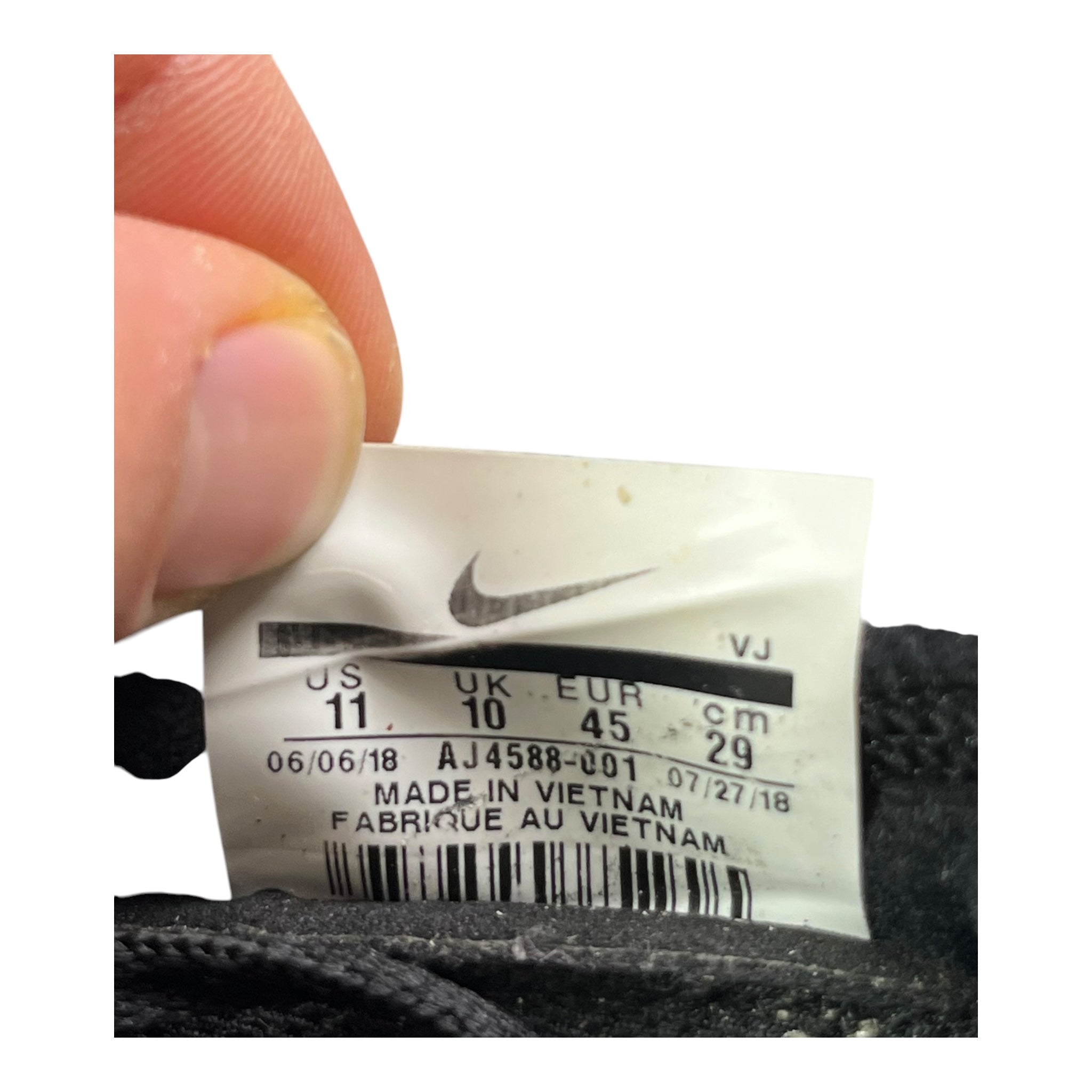 Nike Zoom Fly Off White Schwarz Silber (45EU)