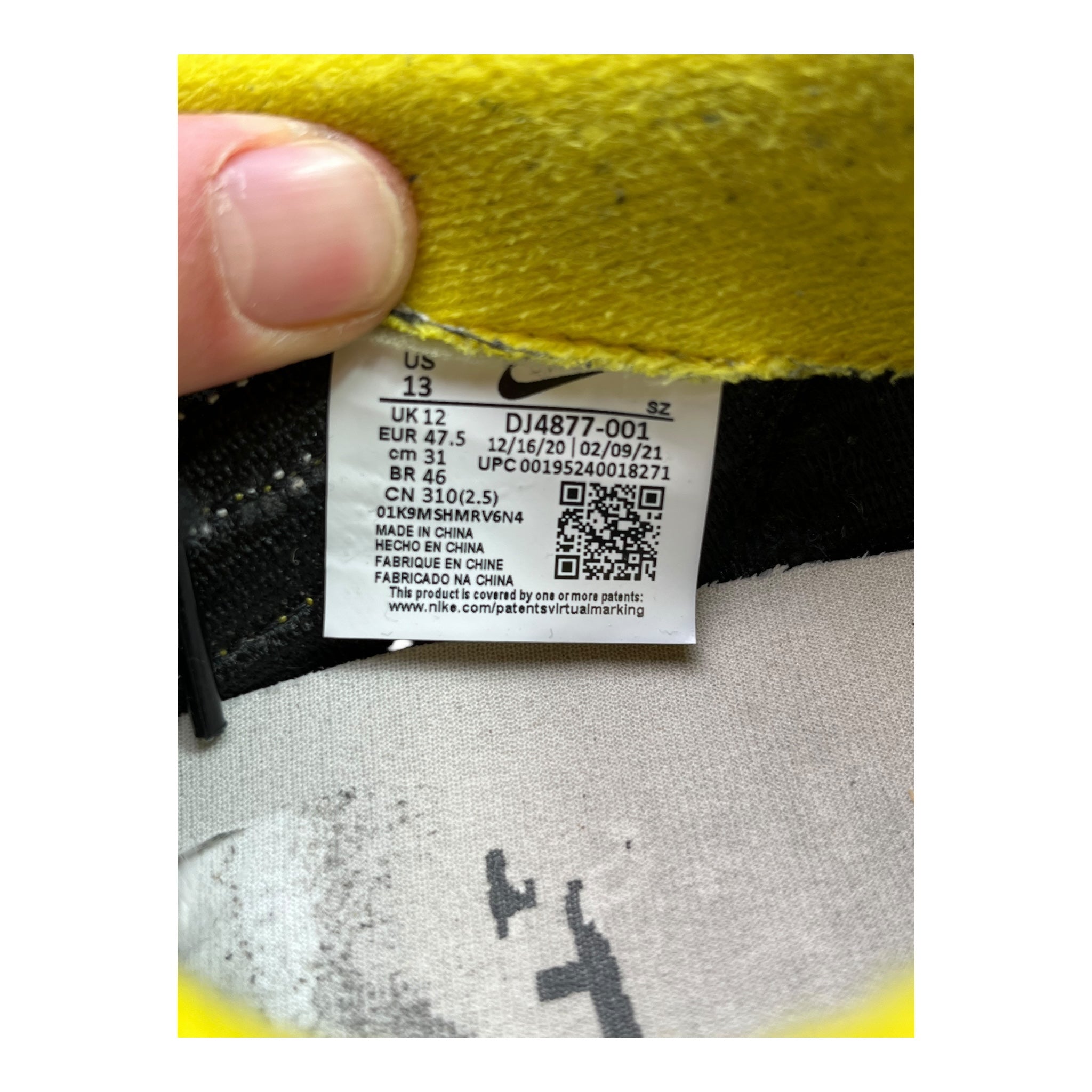 Nike LD Waffle Sacai Undercover Bright Yellow (47.5EU)