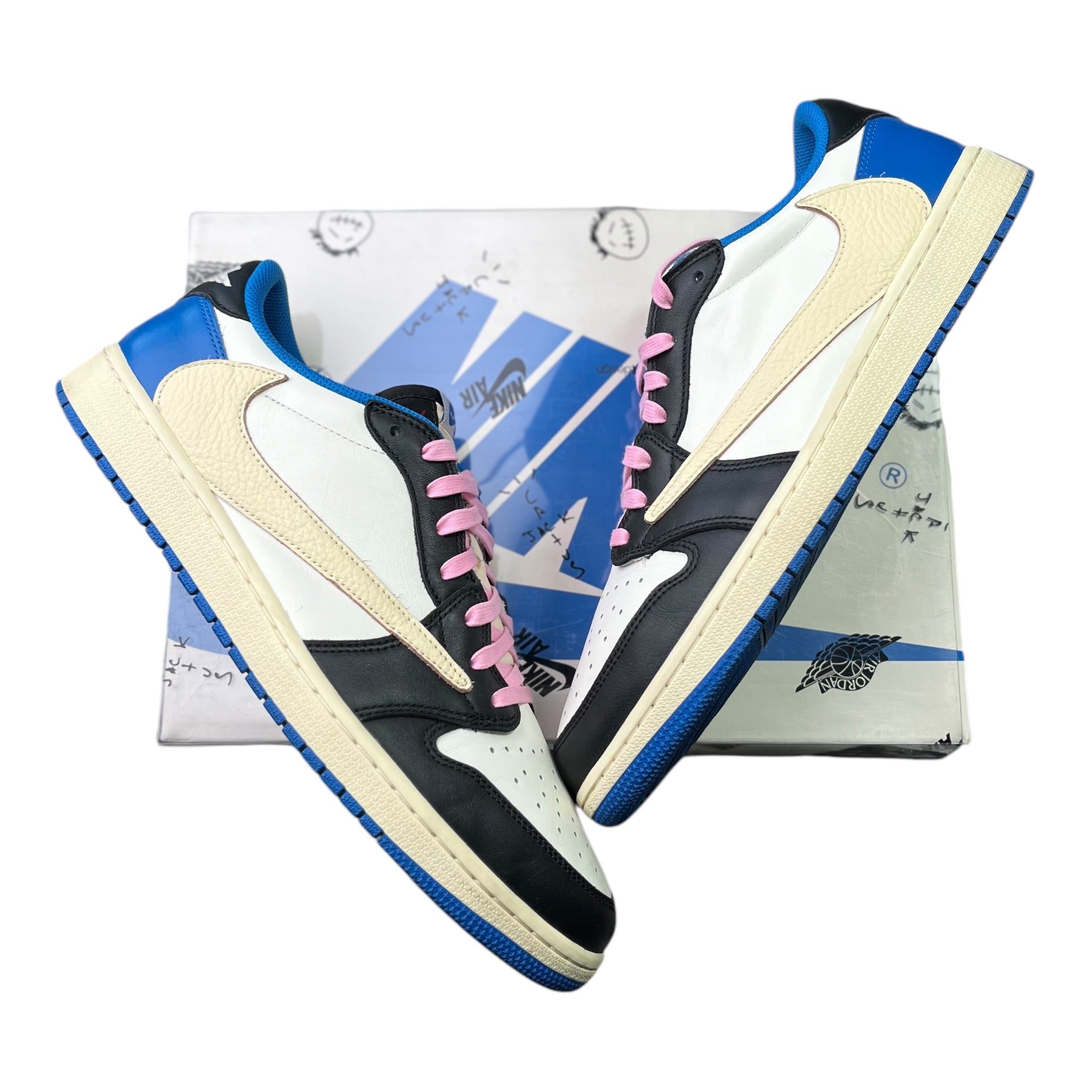 Jordan 1 Low Travis Scott Fragment Royal Blue (47EU)