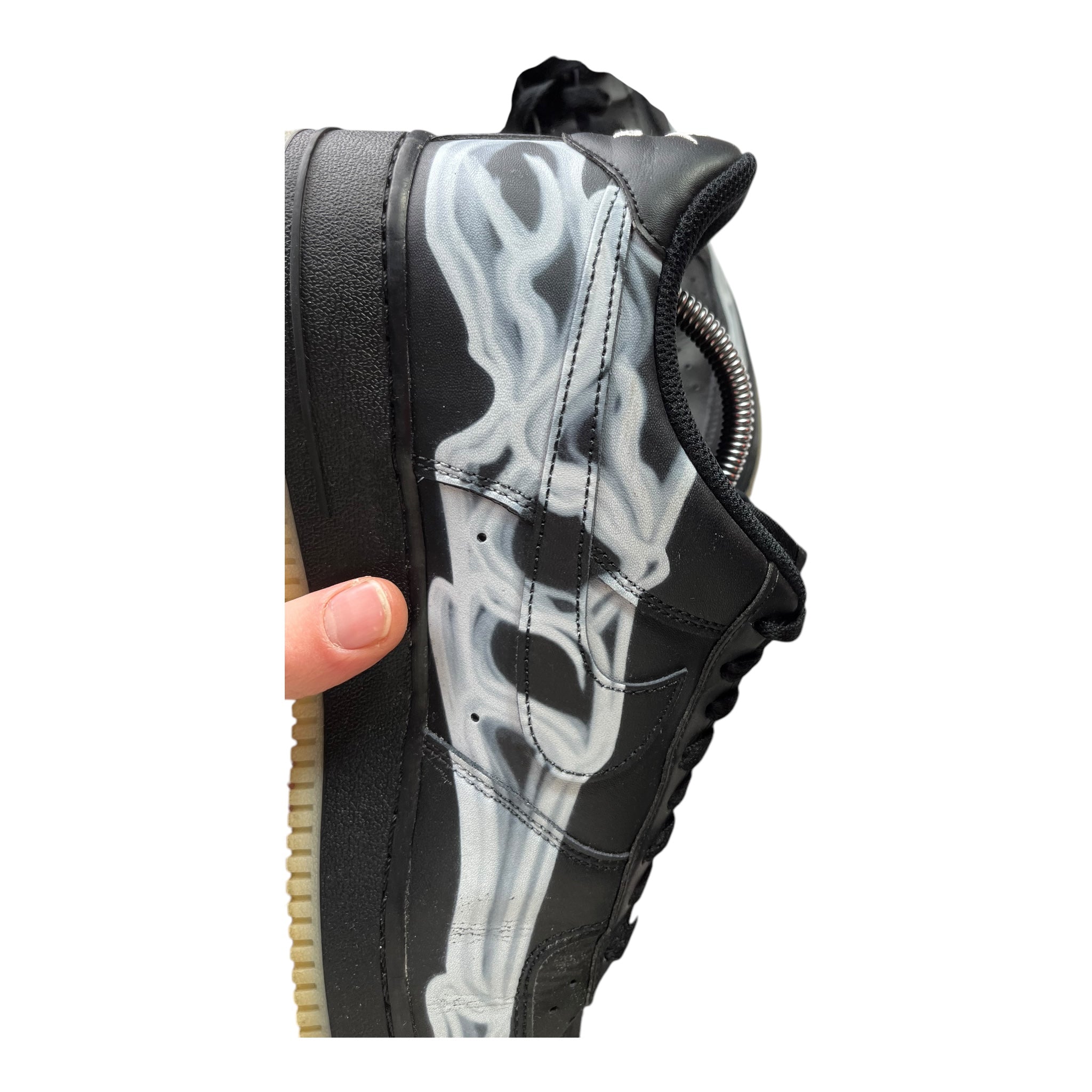 Nike Air Force 1 Low Skeleton Black (44.5EU)