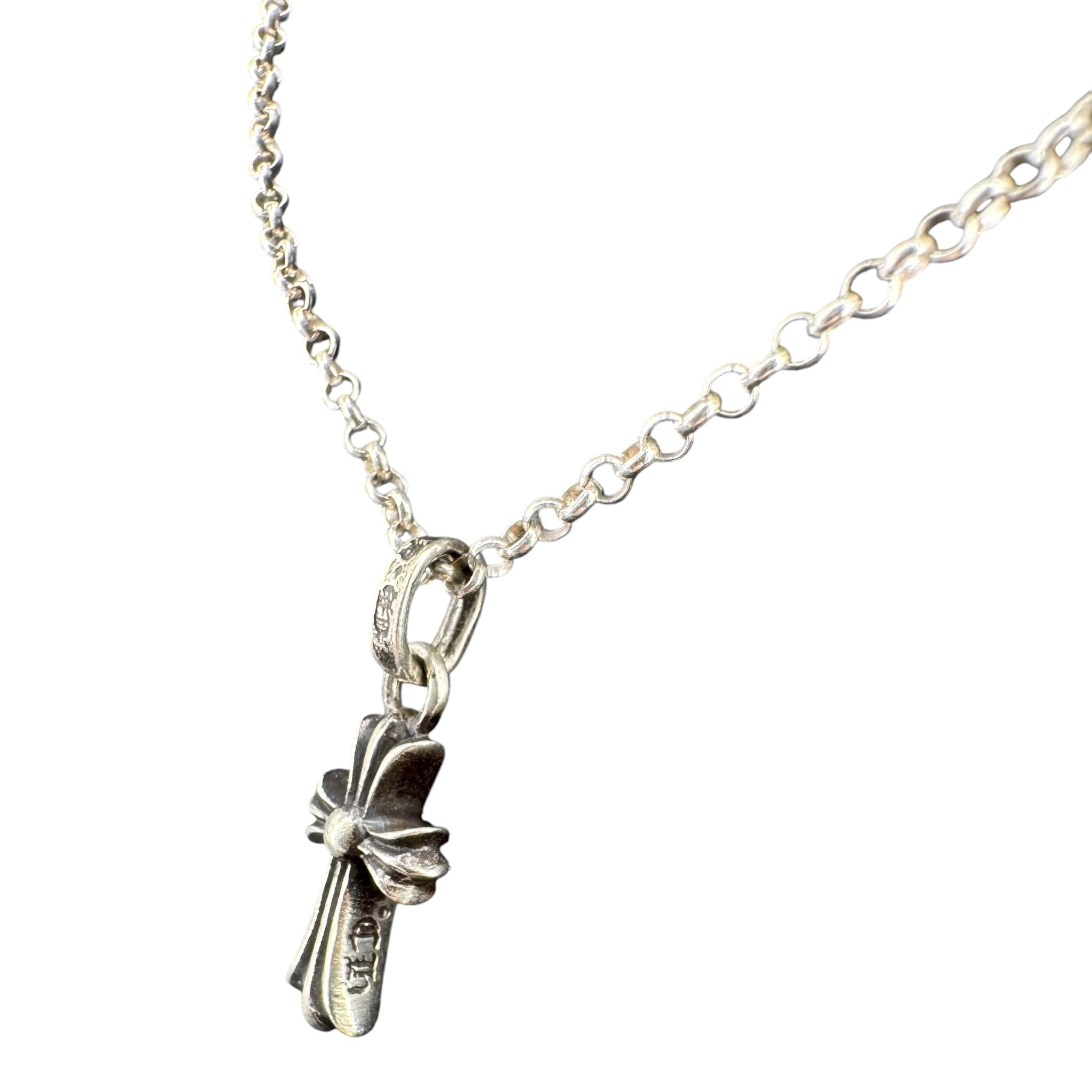 Chaîne et Pendentif Baby Fat Chrome Hearts Argent 925