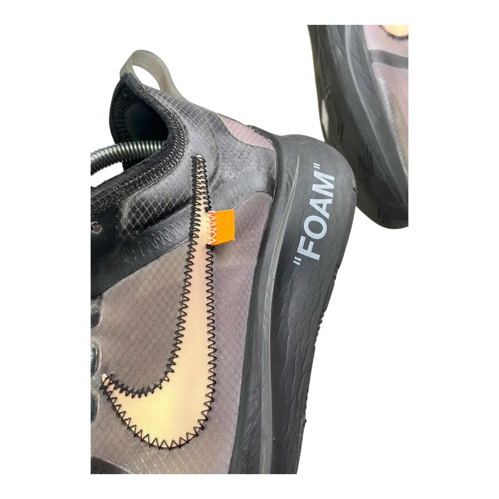 Nike Zoom Fly Off White Schwarz Silber (45EU)