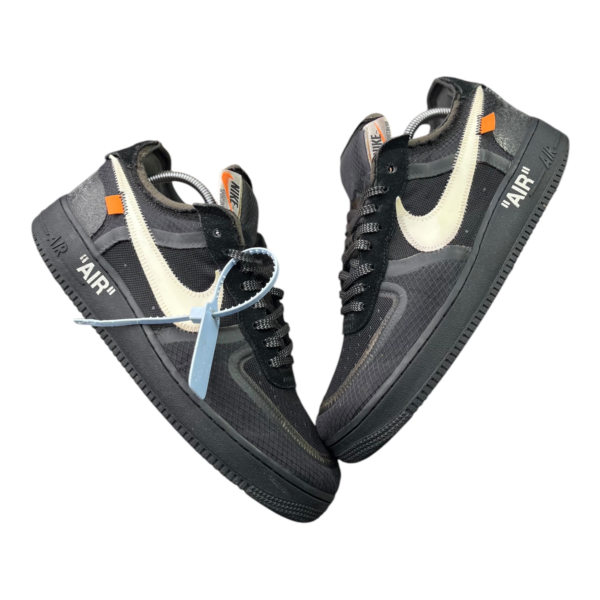 Nike Air Force 1 Low Off-White Schwarz (45EU)