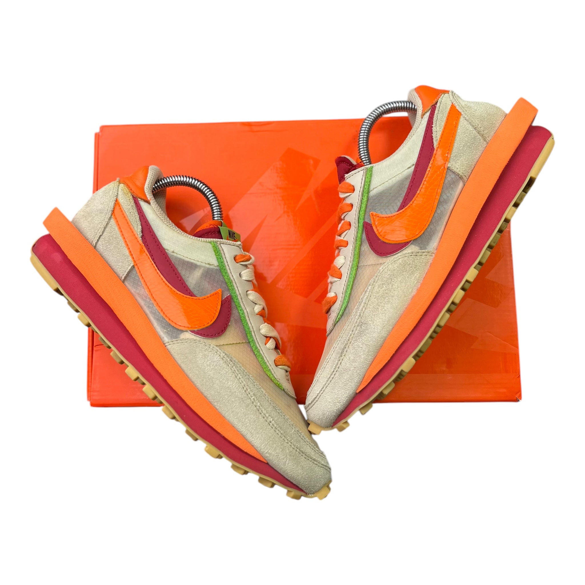 Nike LD Waffle Sacai Clot Net Orange Blaze (42EU)