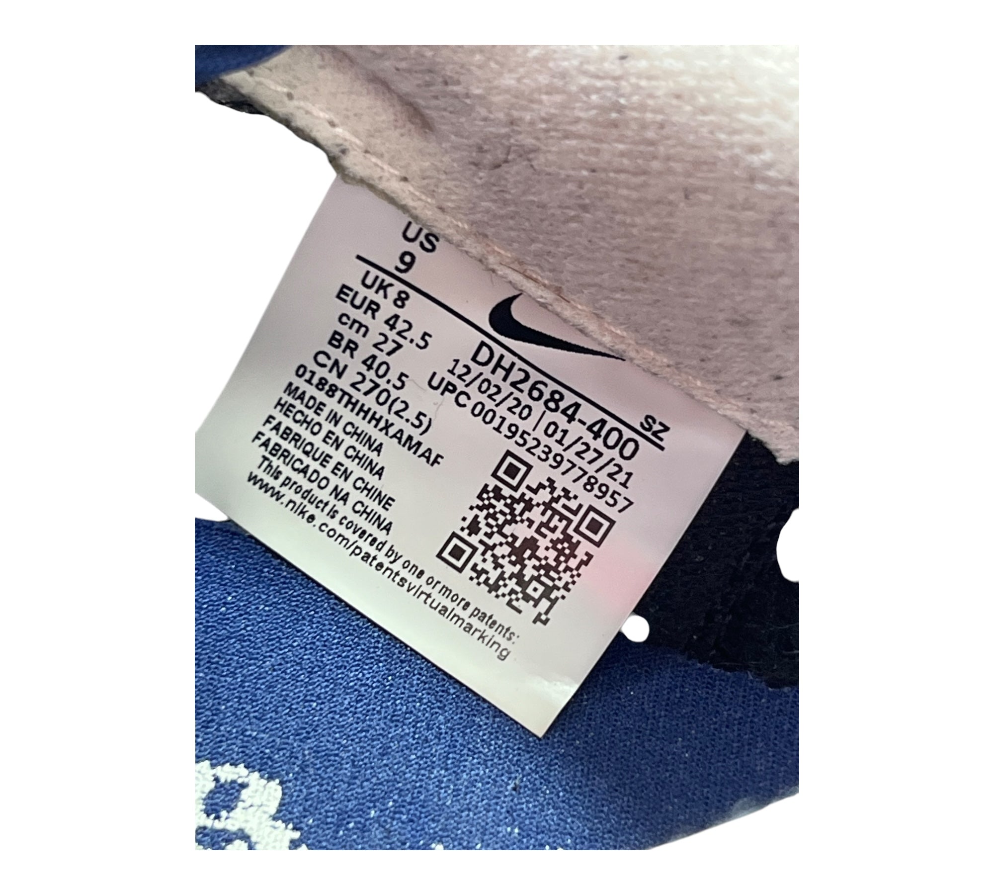 Nike LD Waffle Sacai Blau Void (42.5EU)