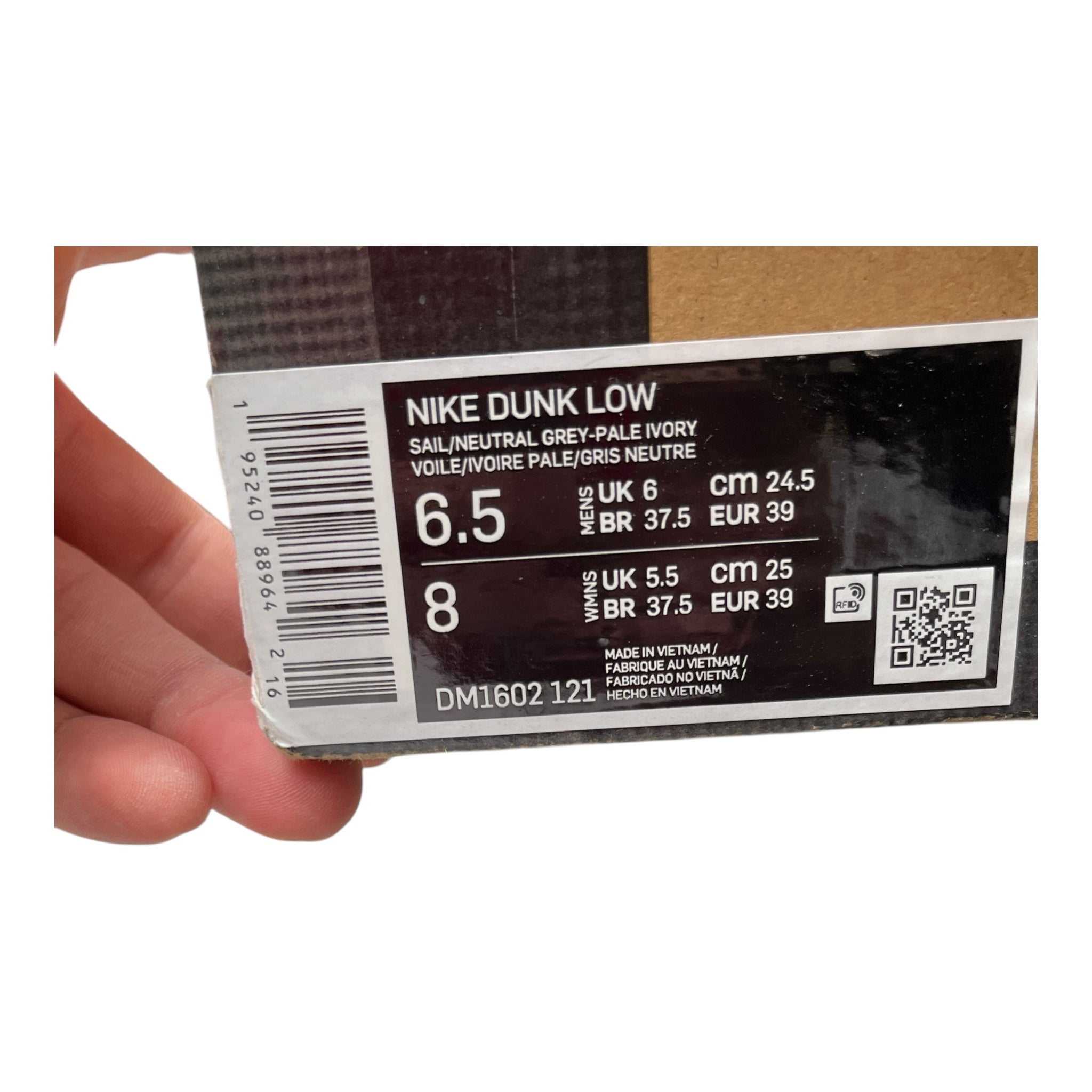 Nike Dunk Low Off-White Lot 25 (39EU)