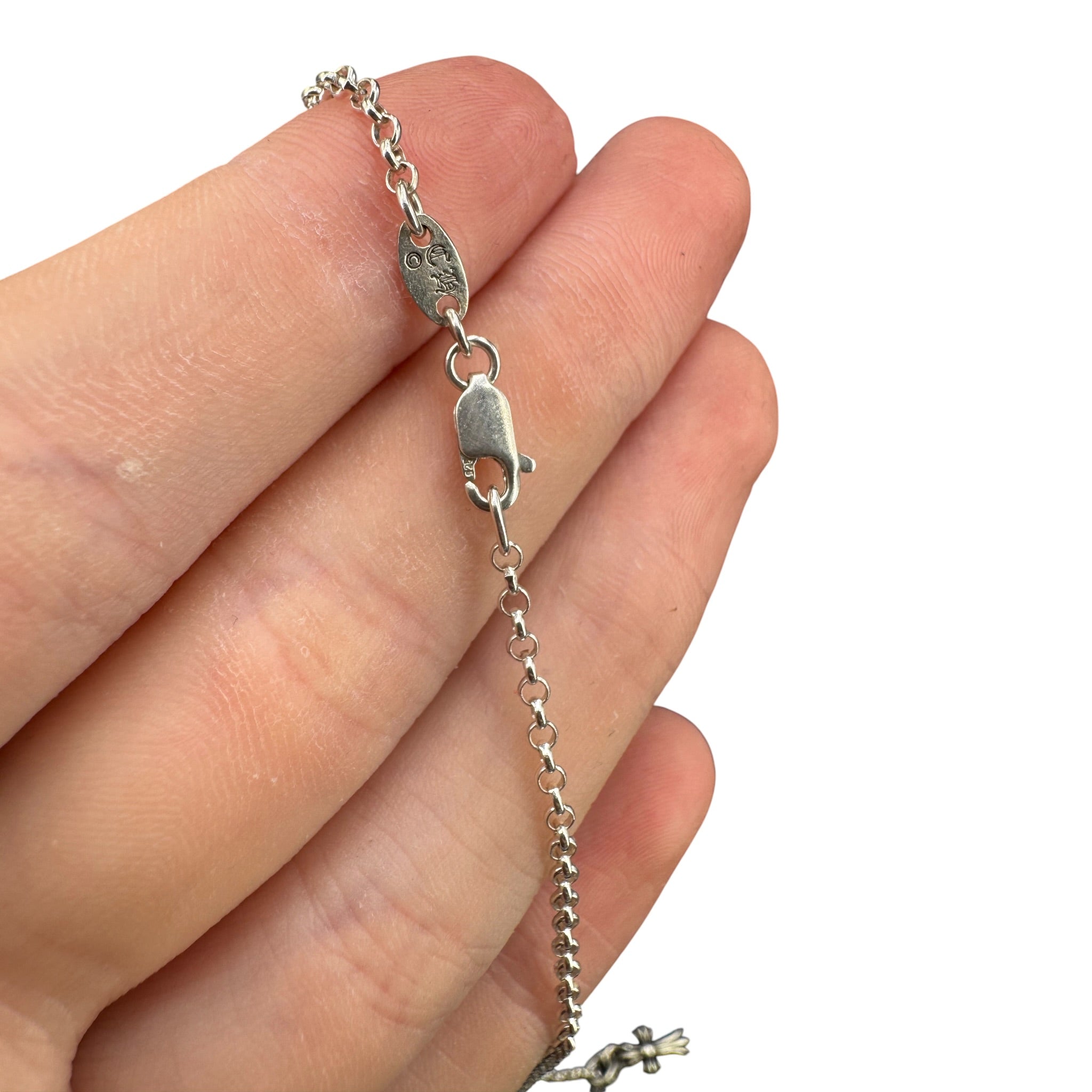 Chaîne et Pendentif Baby Fat Chrome Hearts Argent 925