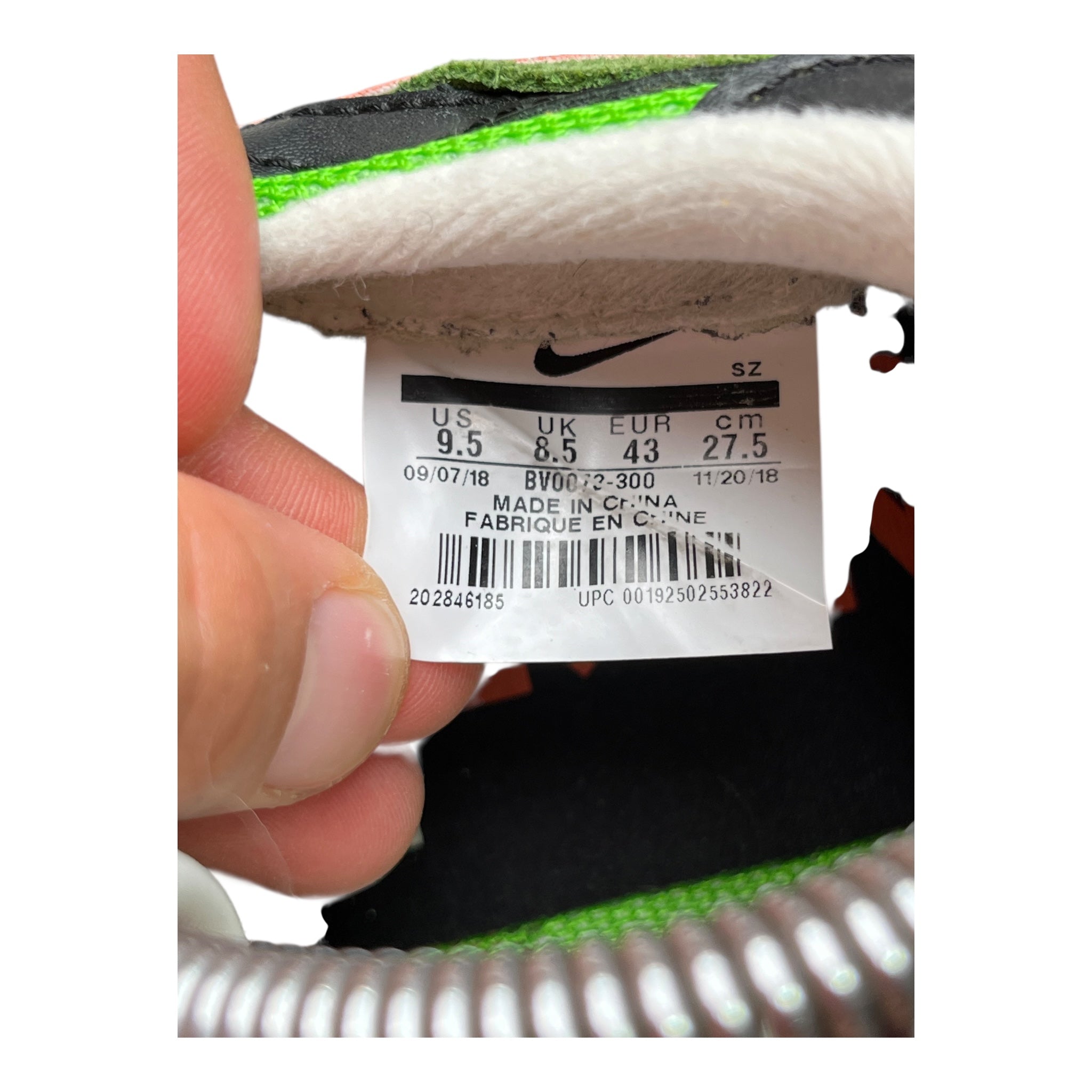 Nike LD Waffle Sacai Green Multi (43EU)