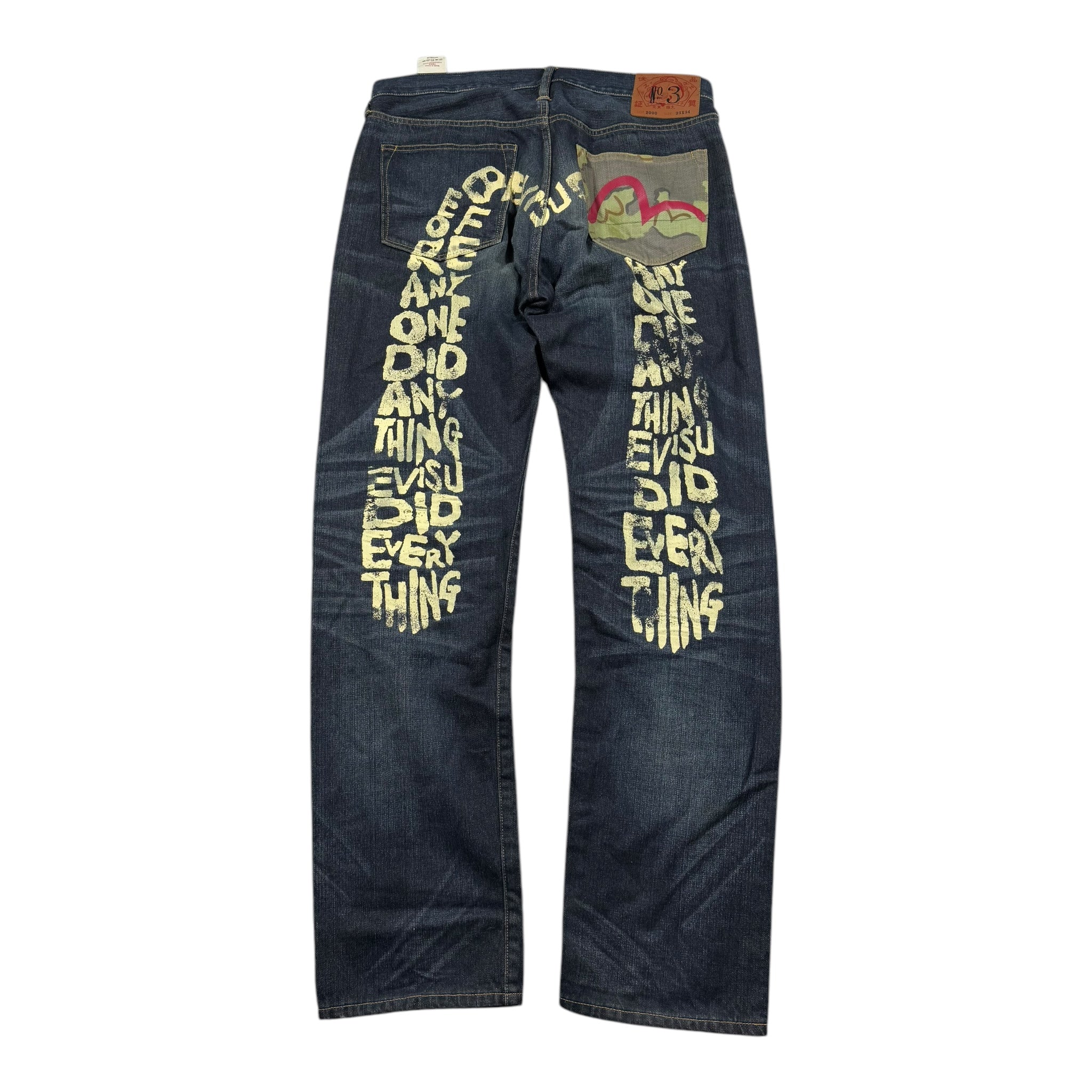 Jean baggy Evisu daicock (M)