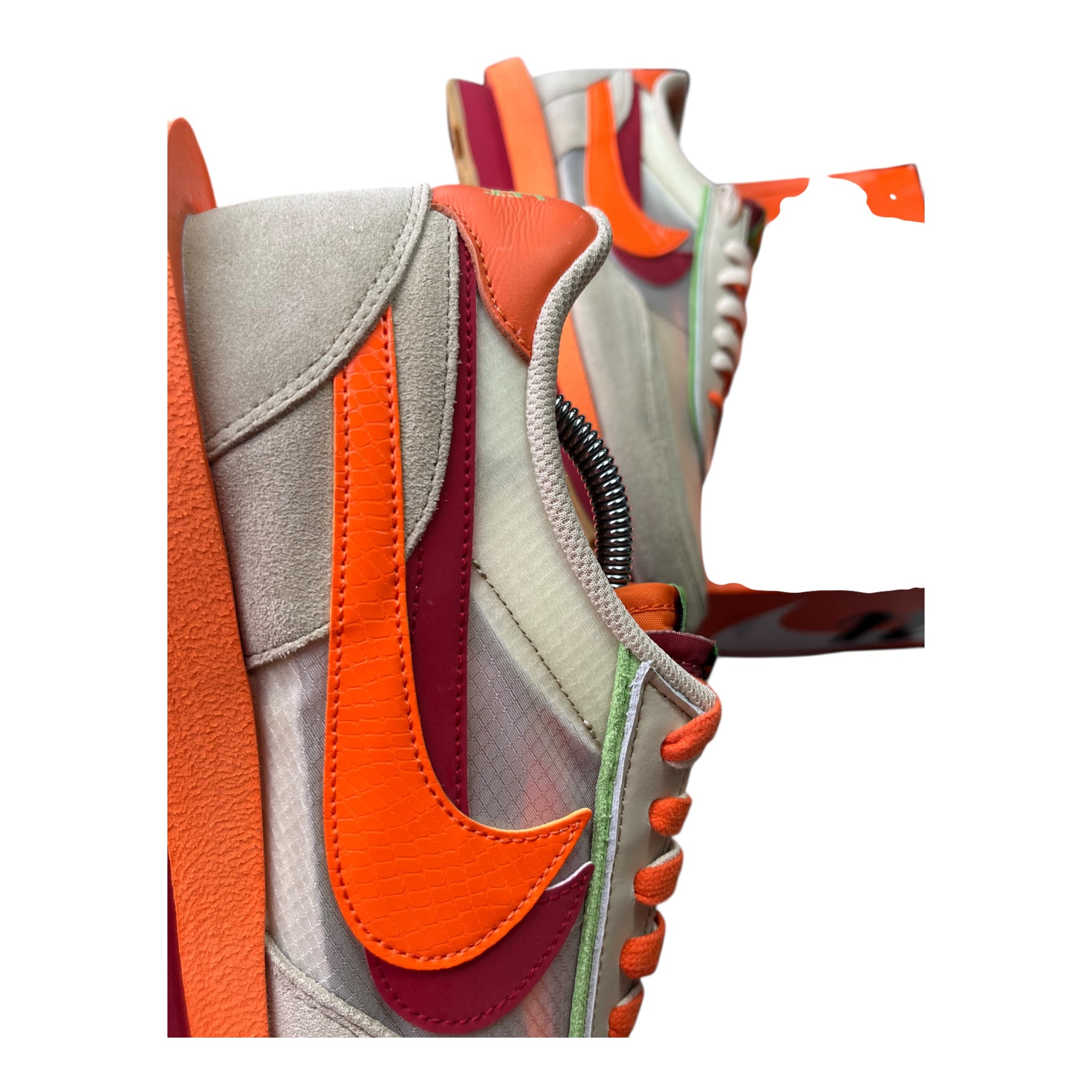 Nike LD Waffle Sacai Clot Net Orange Blaze (46EU)