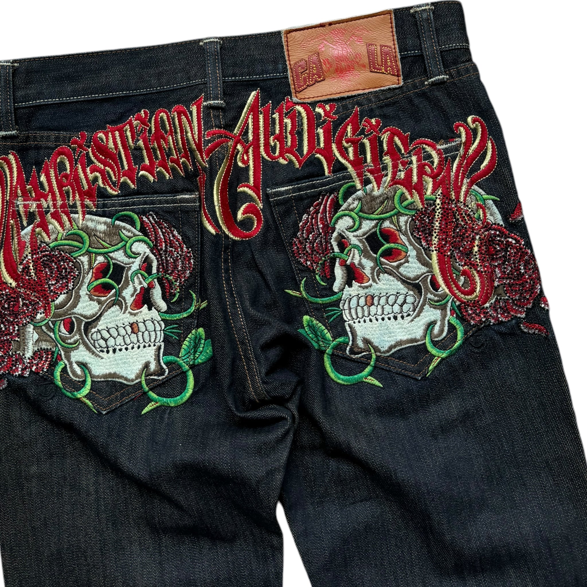 Christian Audigier baggy jeans (S)