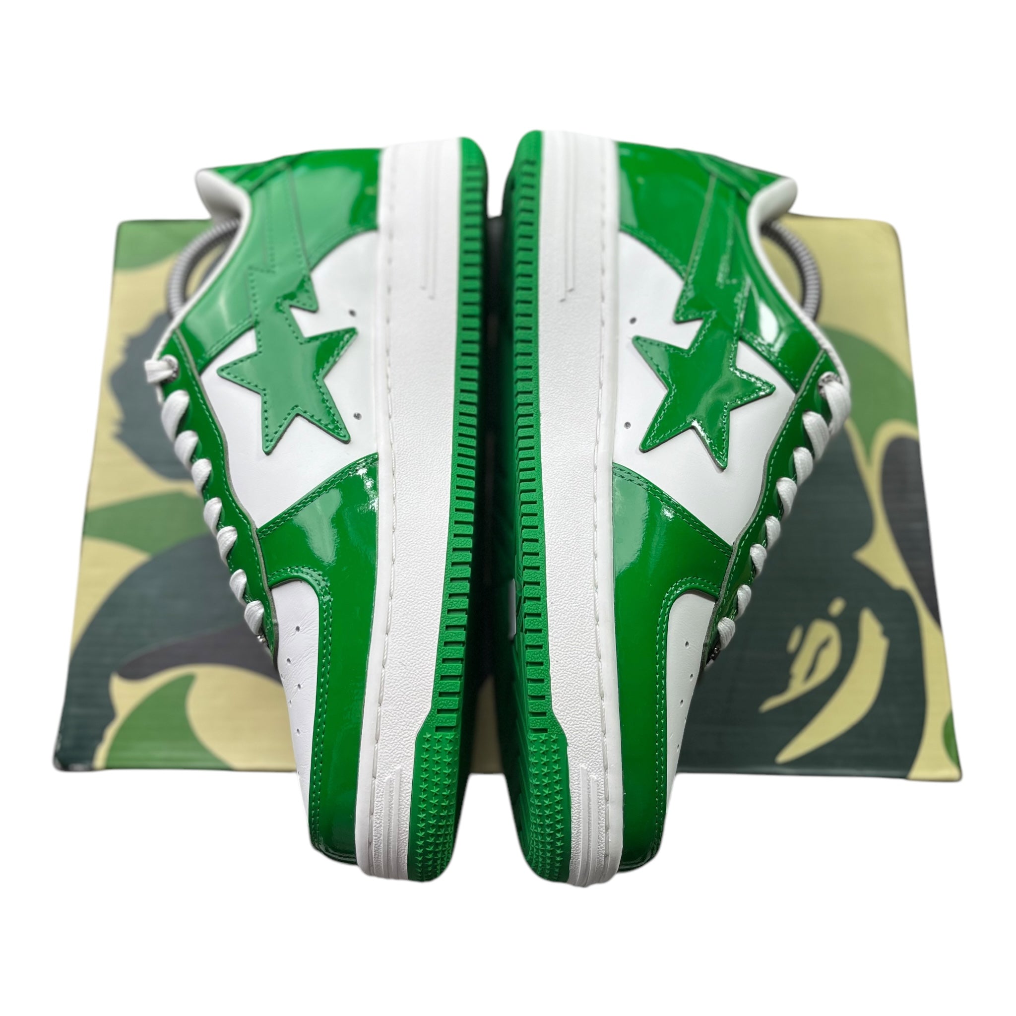 A Bathing Ape Bape Sta White Green (43EU)