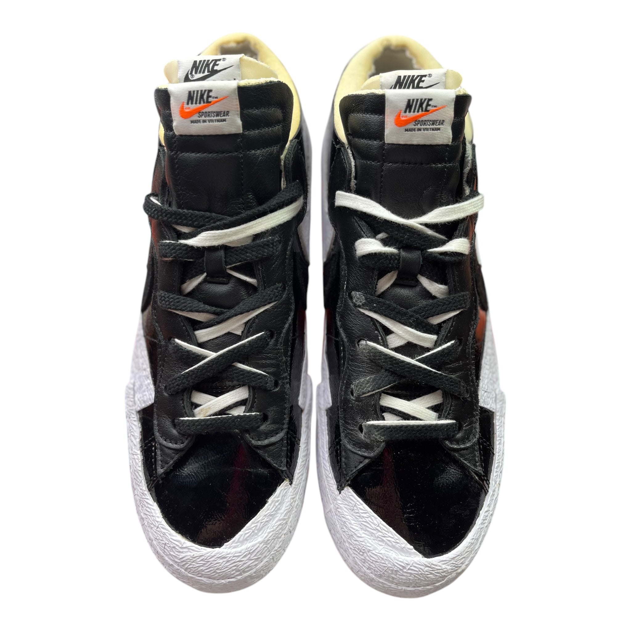 Nike Blazer Low Sacai Black Patent Leather (45EU)