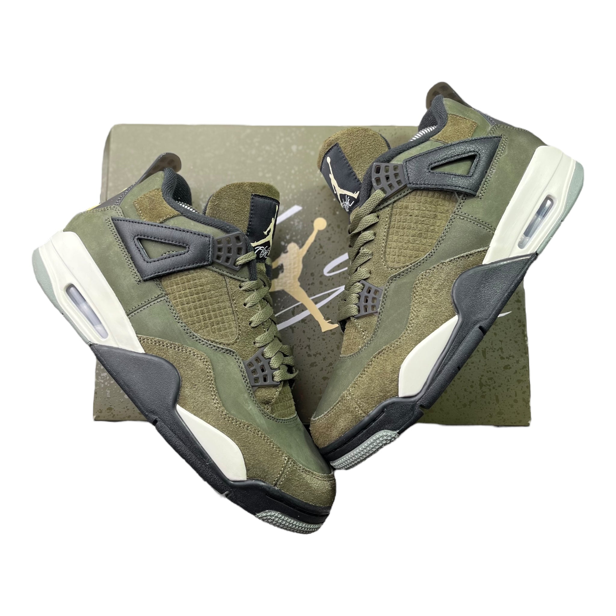 Jordan 4 Retro Craft Medium Olive (44EU)