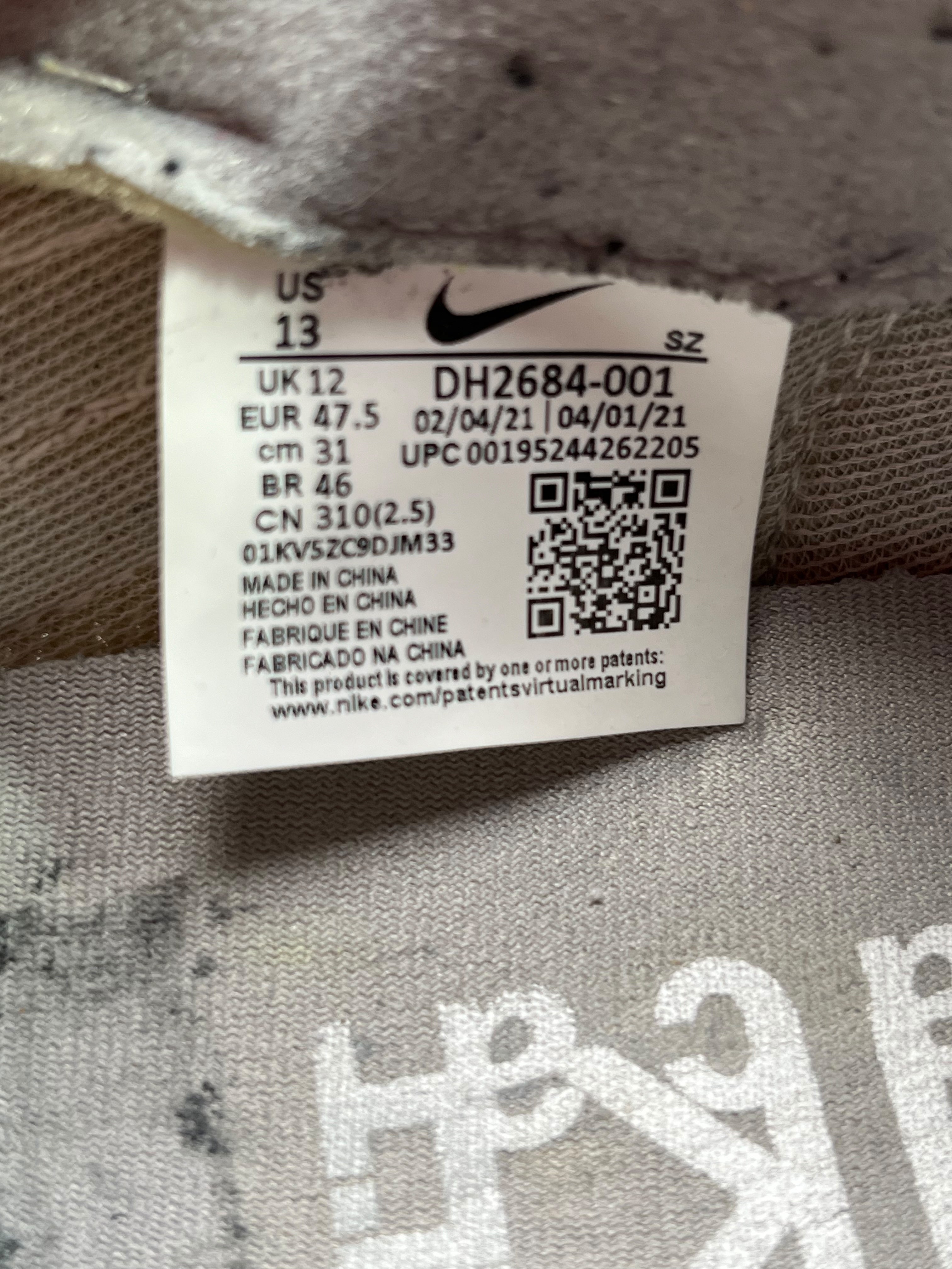 Nike LD Waffle Sacai Fragment Grey (47.5EU)