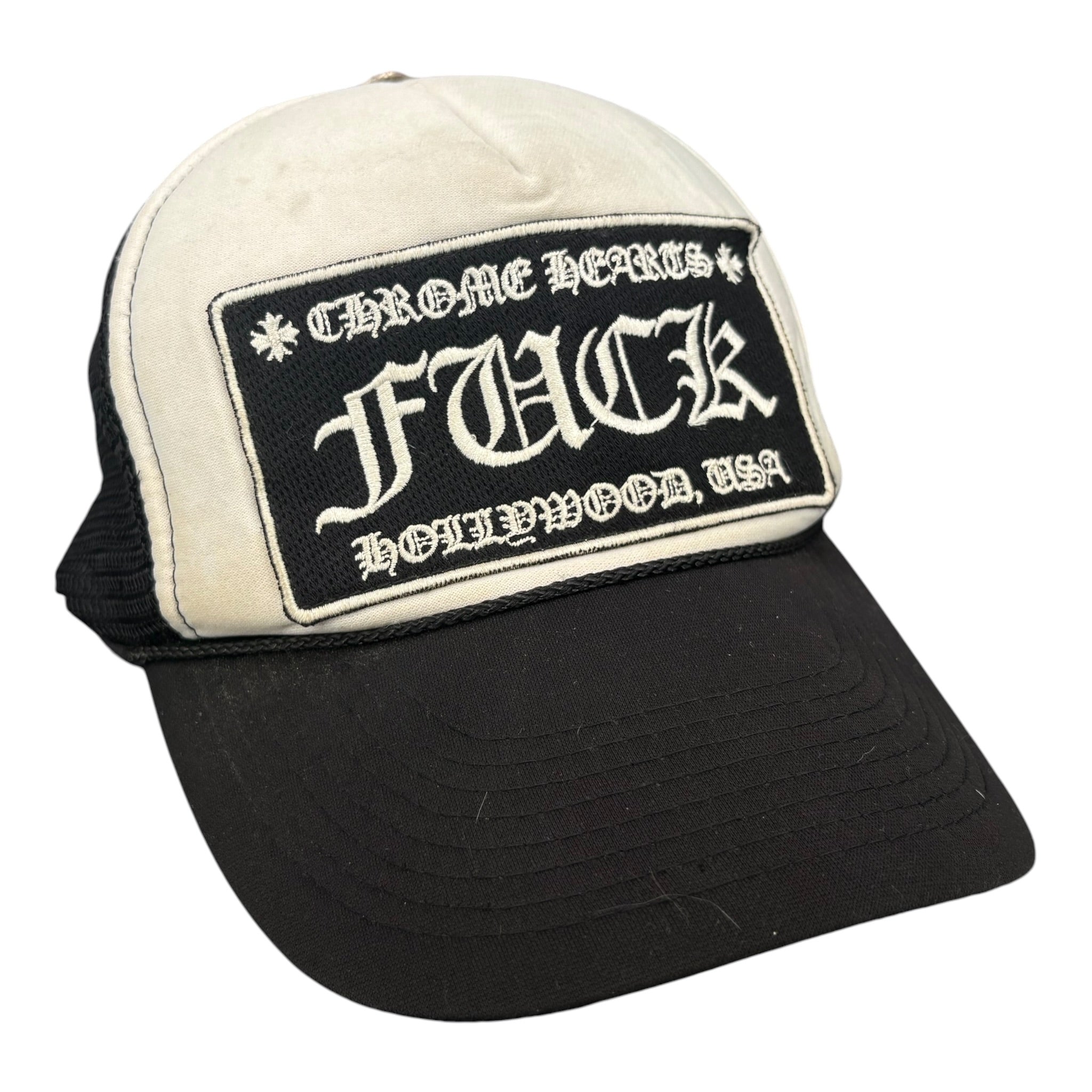 Casquette Cap Trucker Chrome Hearts Hollywood « Fuck »