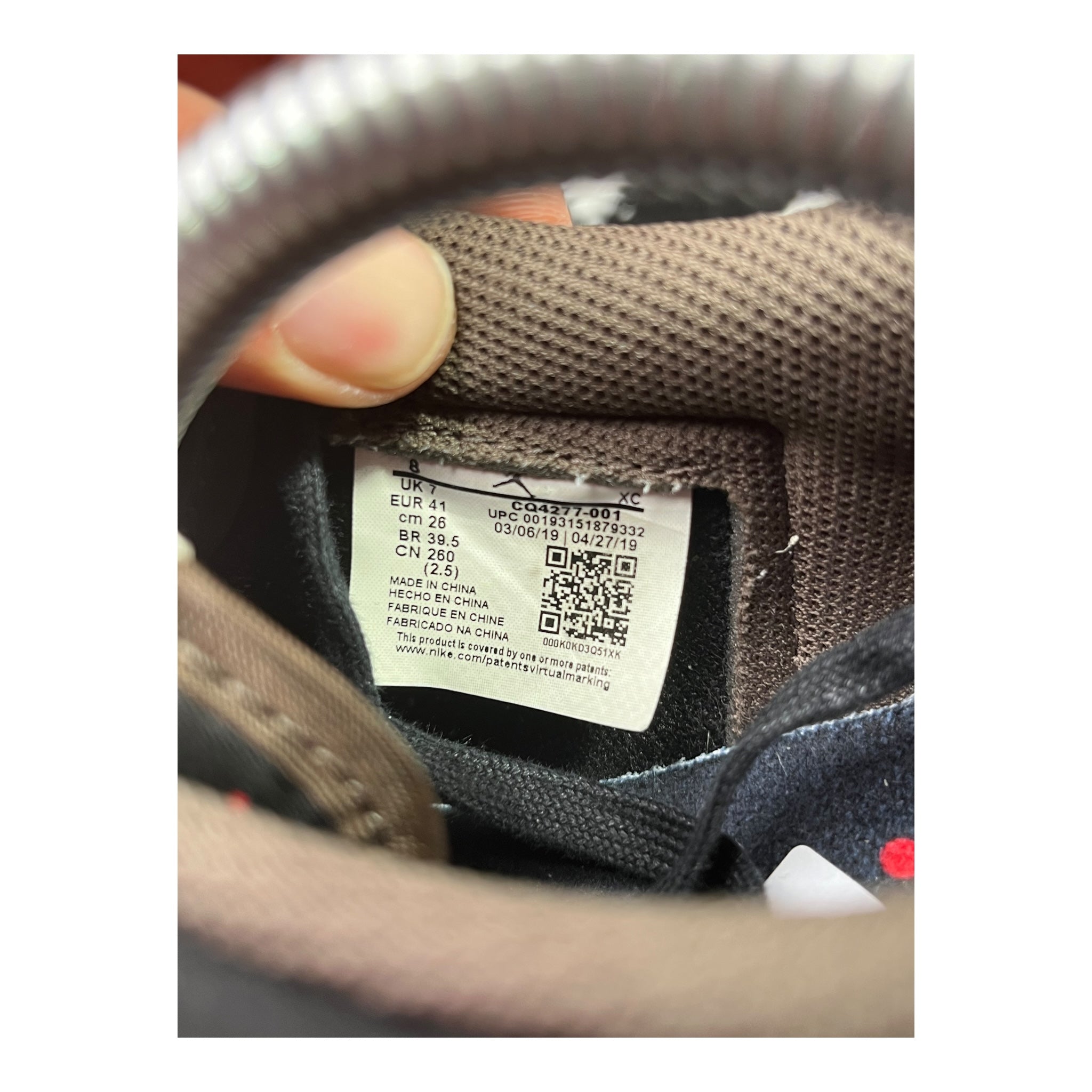 Jordan 1 Low OG SP Travis Scott Mocha (41EU)