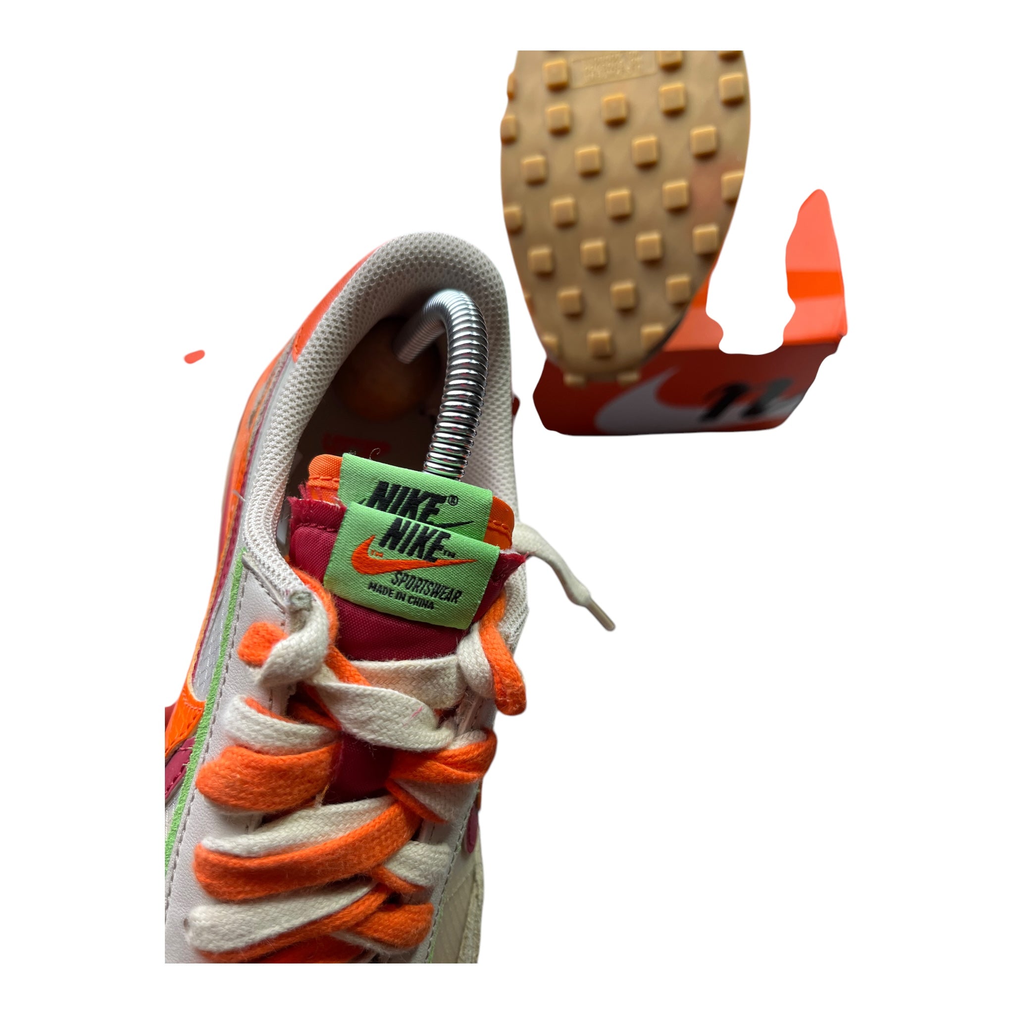 Nike LD Waffle Sacai Clot Net Orange Blaze (42EU)