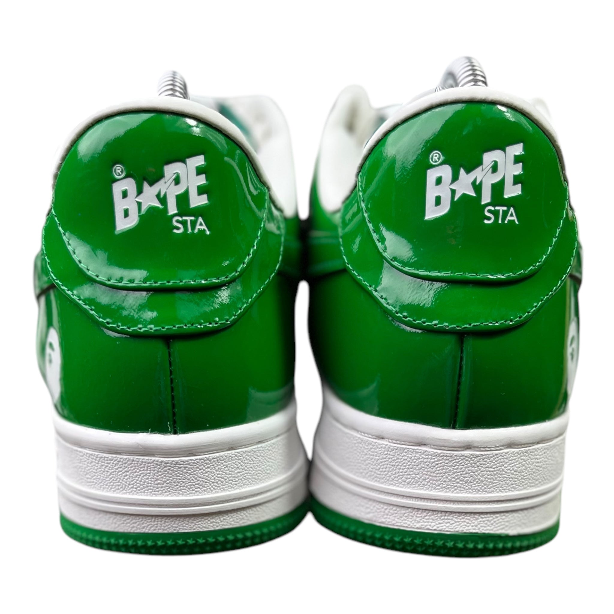 A Bathing Ape Bape Sta White Green (43EU)