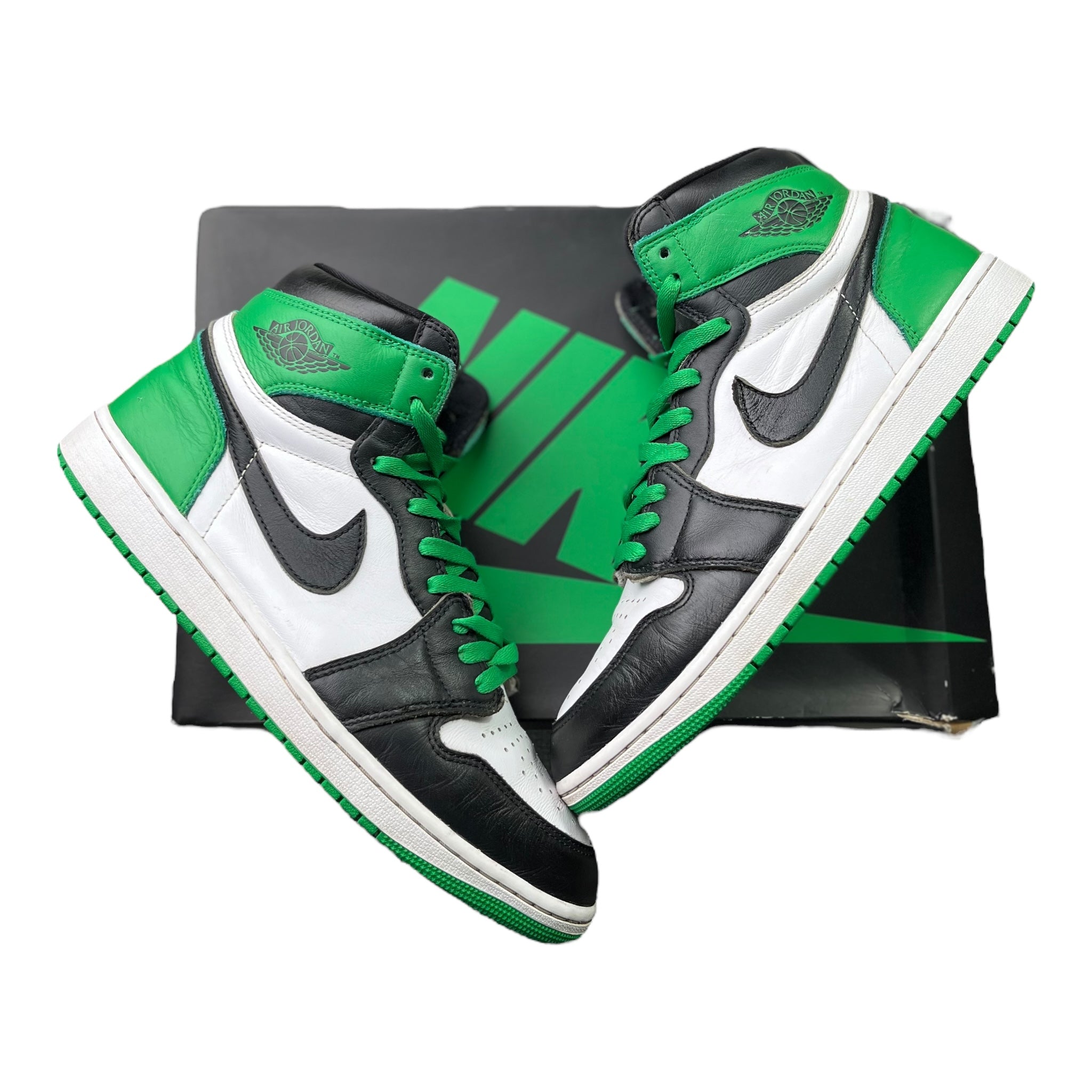 Jordan 1 Retro High OG Lucky Green (45 EU)