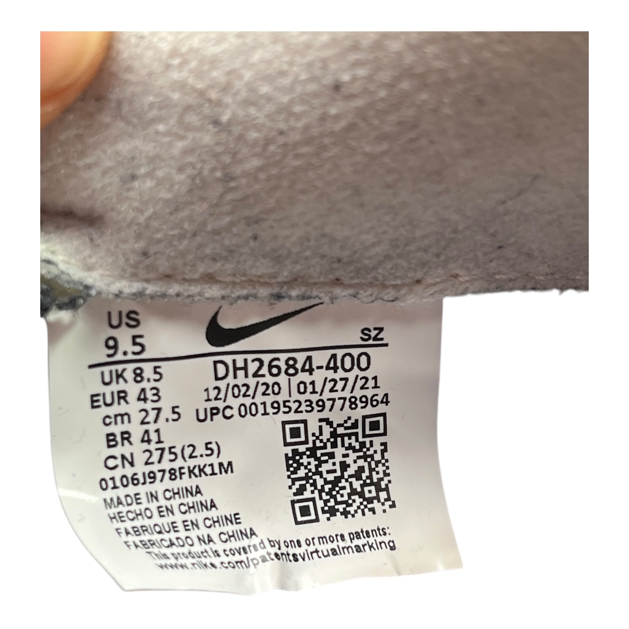 Nike LD Waffle Sacai Fragment Blue (43EU)