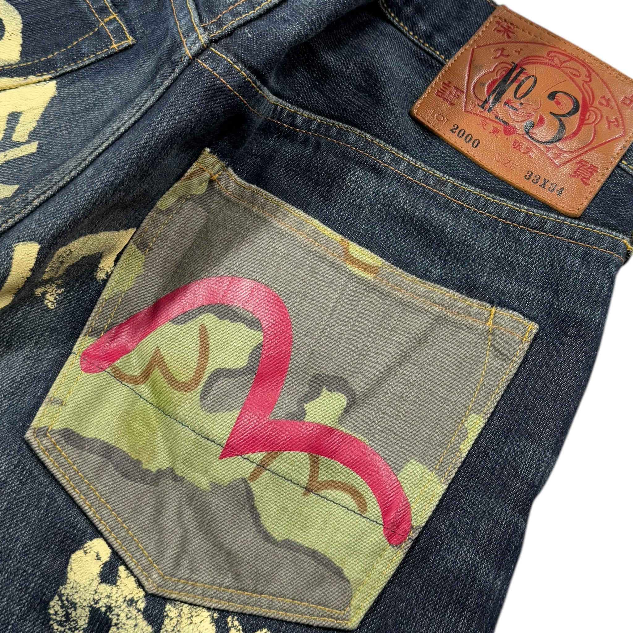 Evisu daicock baggy jeans (M)