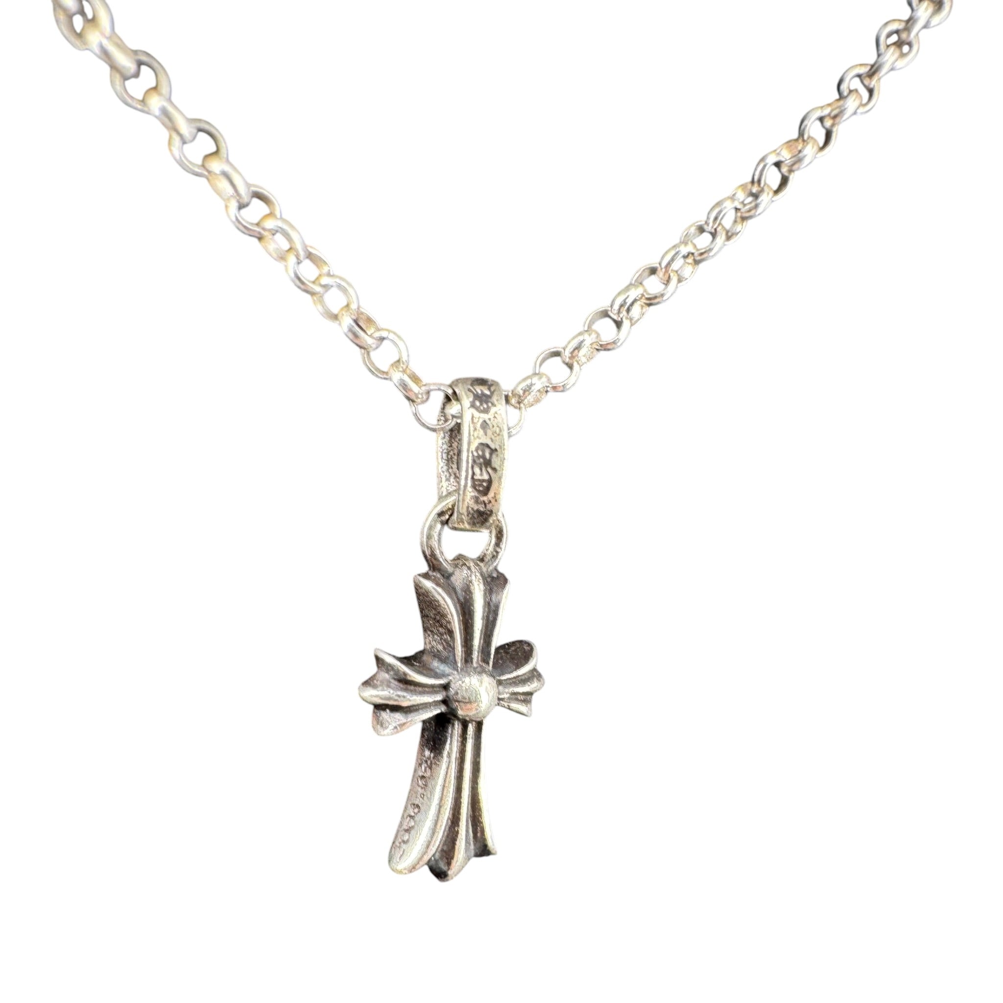 Chaîne et Pendentif Baby Fat Chrome Hearts Argent 925