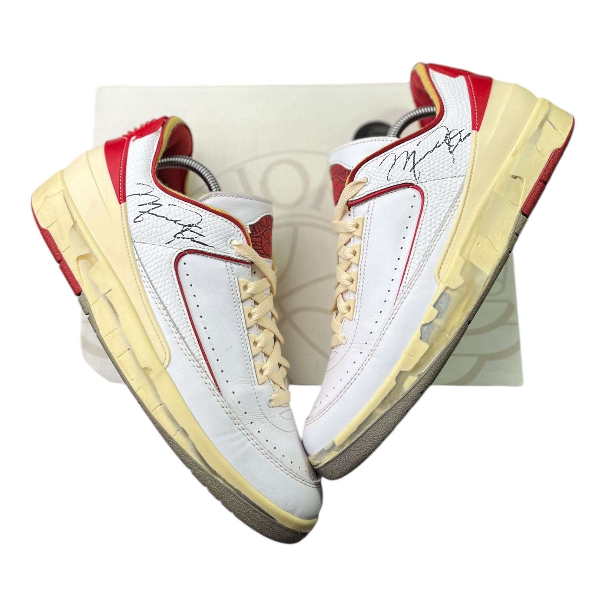 Jordan 2 Retro Low SP Off-White White Red (44.5EU)