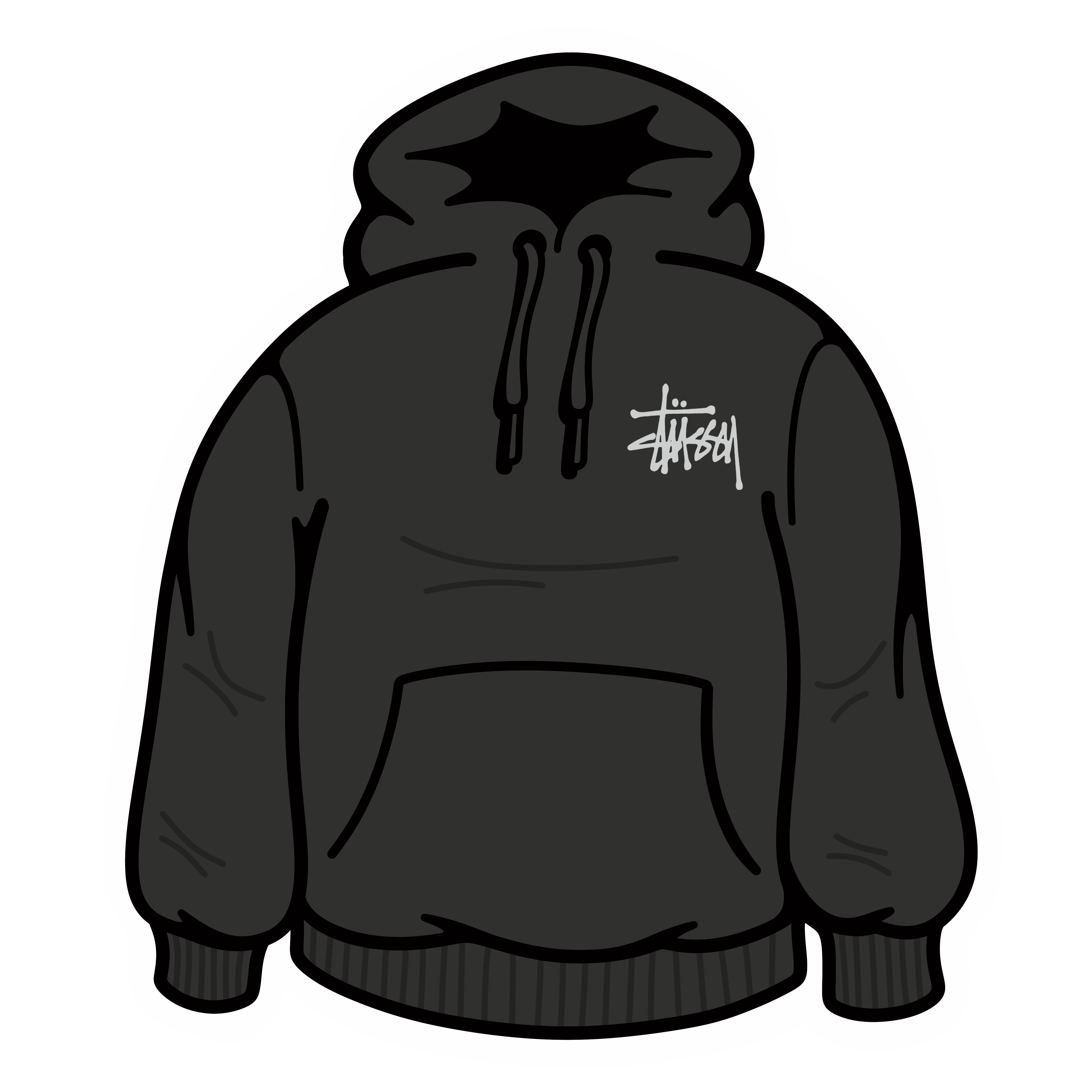 Stickers Stussy Hoodie (Limit 3 of each per person)