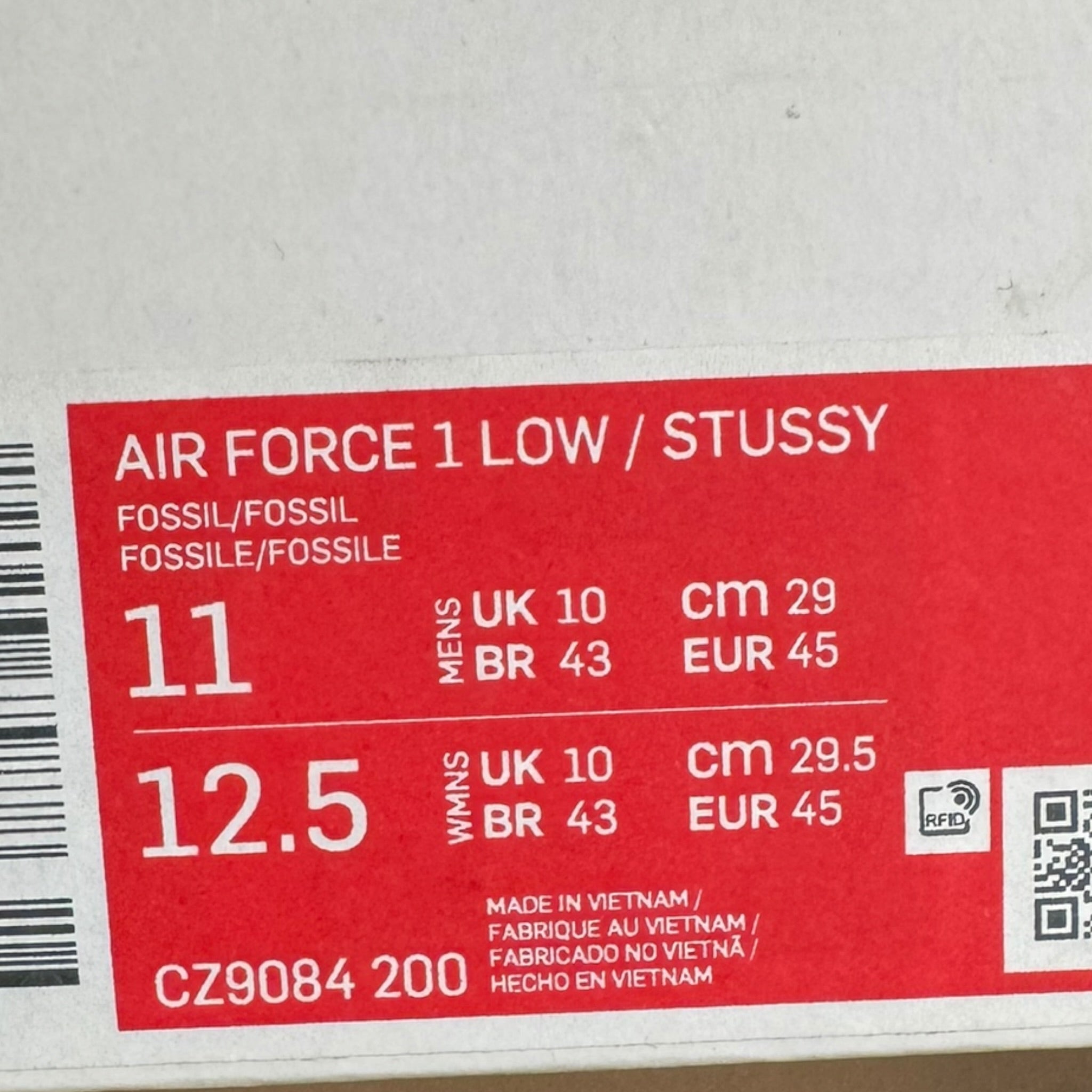 Air Force One Low Fossil Stussy (45EU)