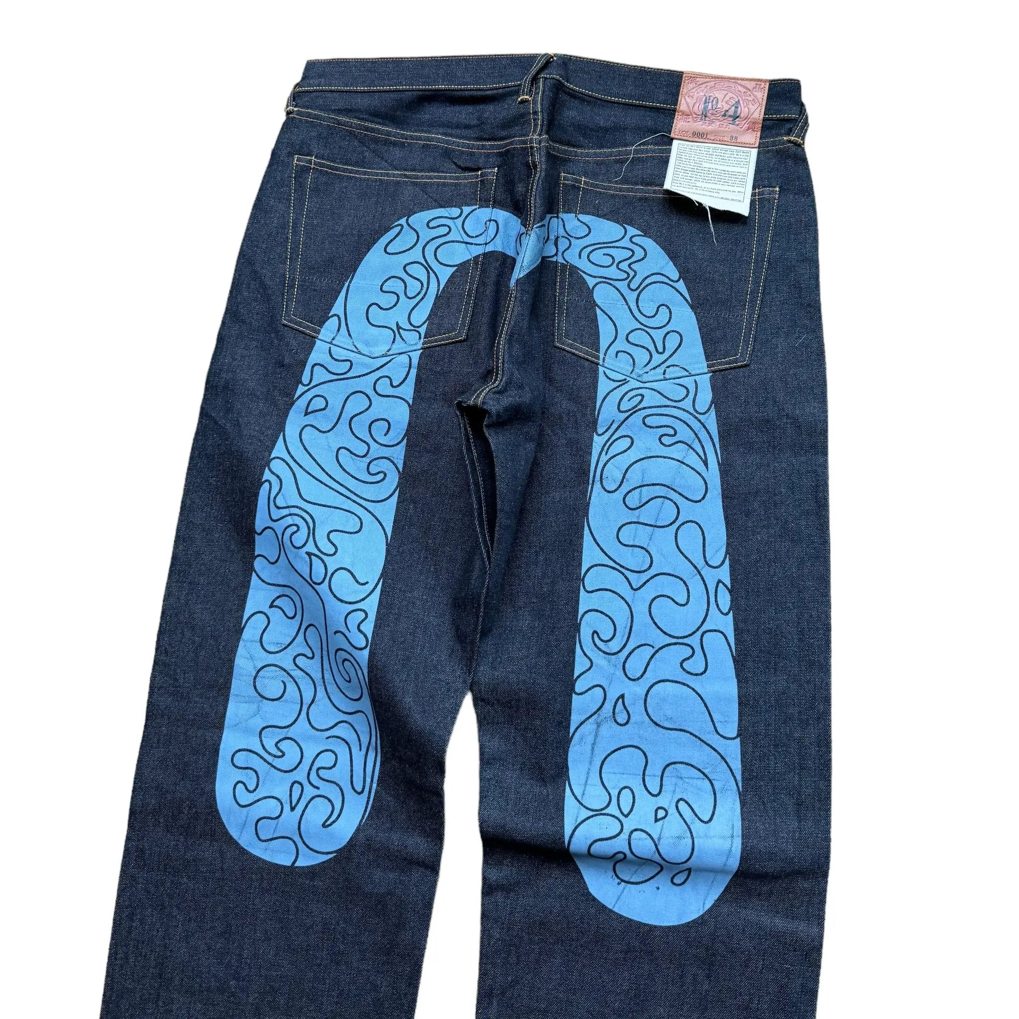 Evisu Daicock Deadstock Baggy Jeans (XL)