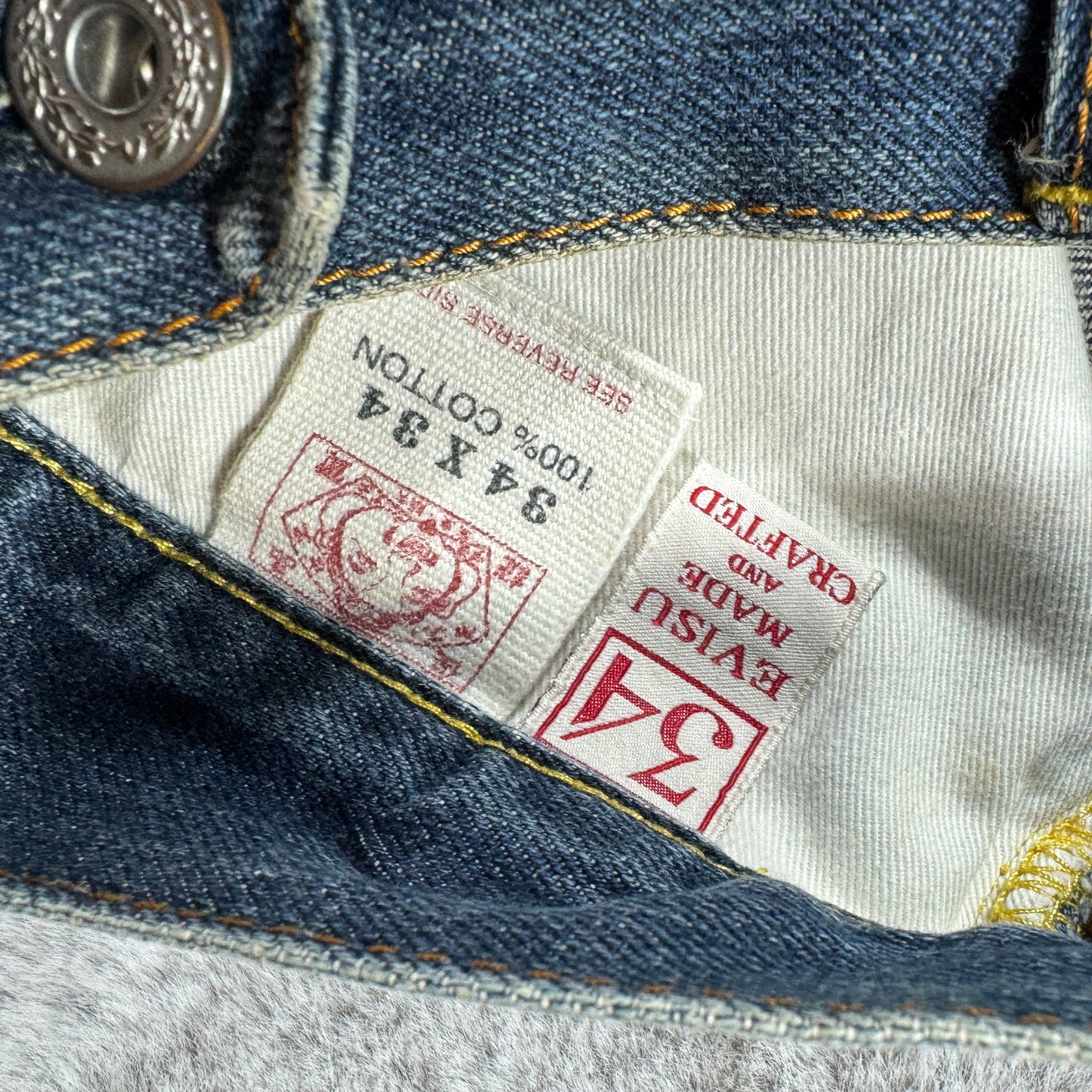 Jean baggy seagull Evisu (L)