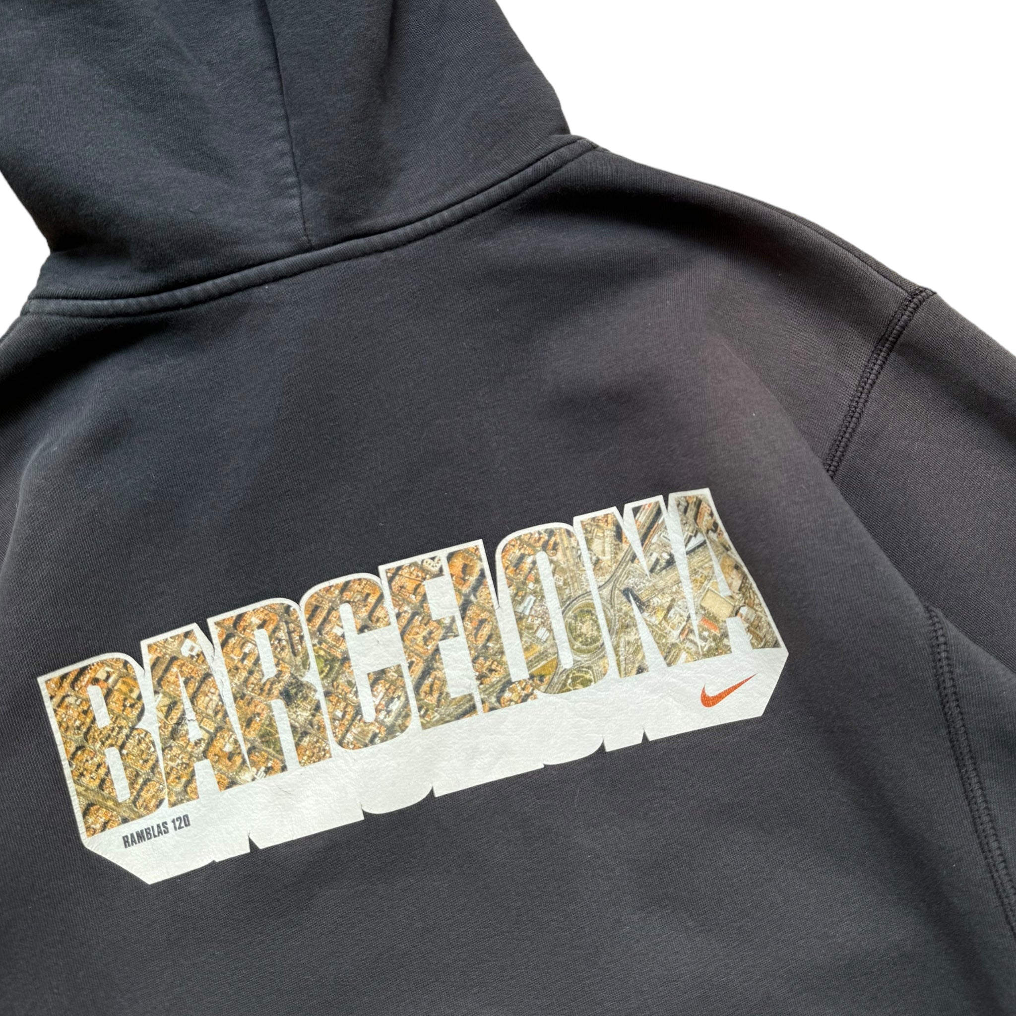 Vintage Nike „Barcelona“ Reißverschluss-Sweatshirt (L)