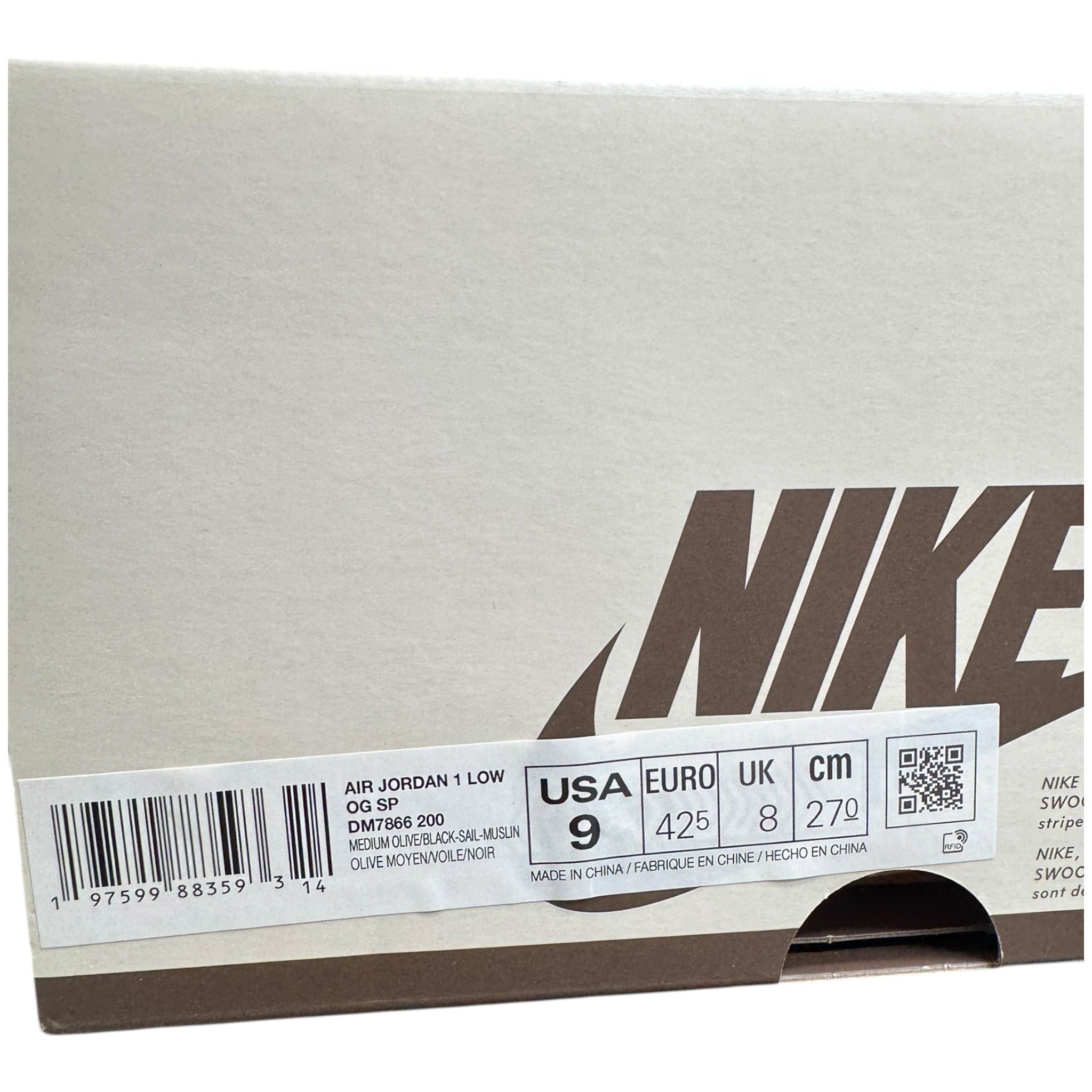 Jordan One Low Travis Scott Medium Olive (42.5EU)