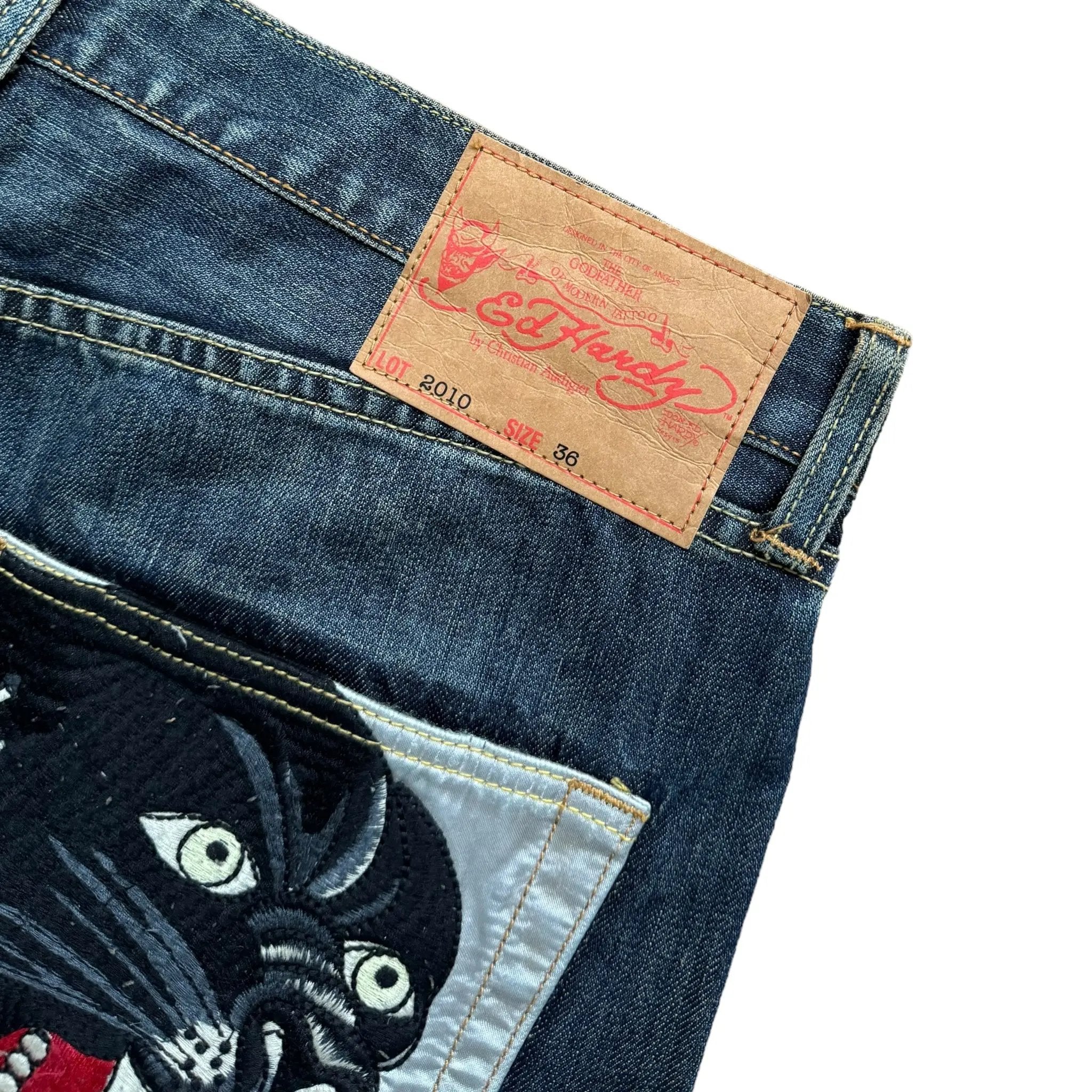 Ed Hardy Deadstock Baggy-Jeans (XL)