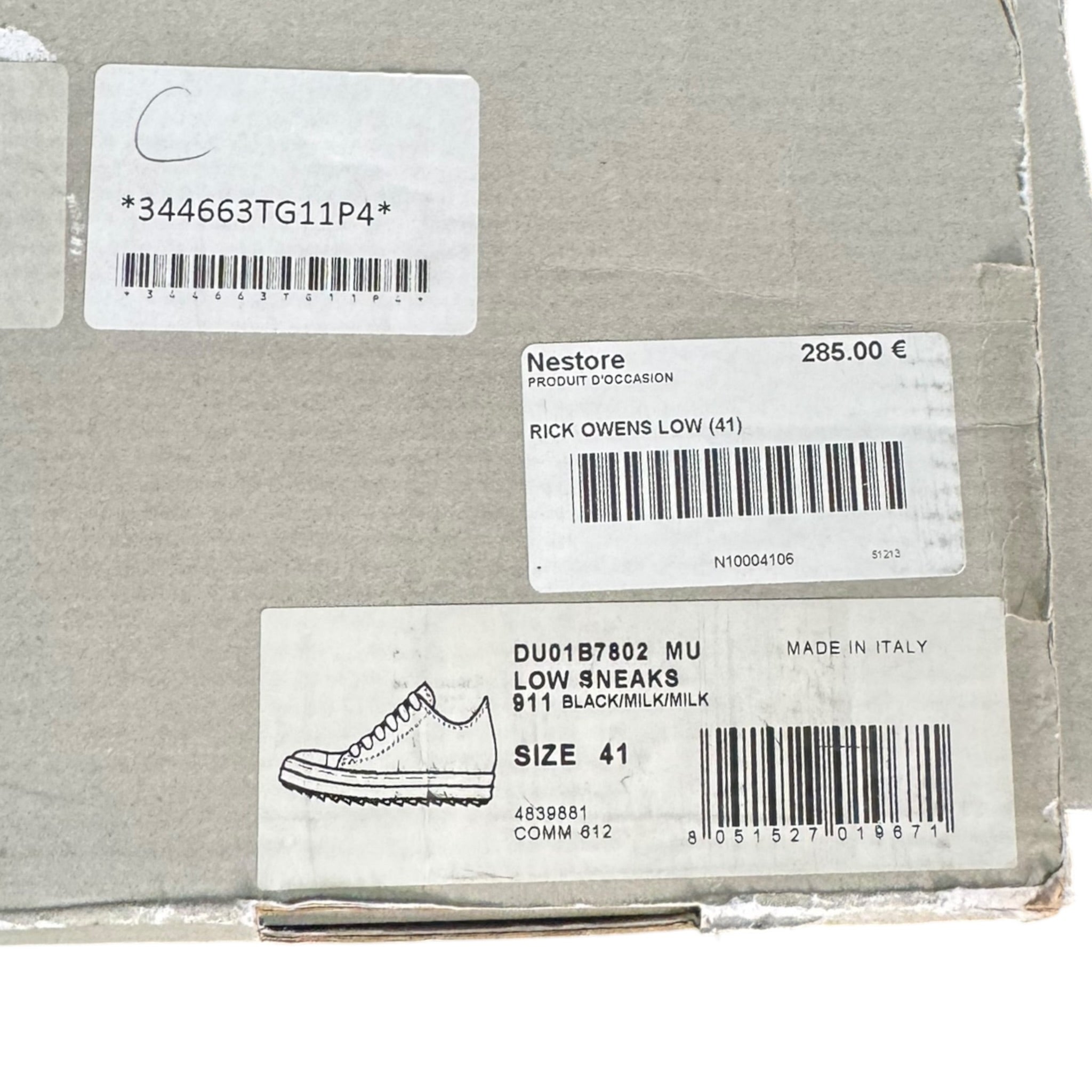 Rick Owens DRKSHDW Low (41EU)