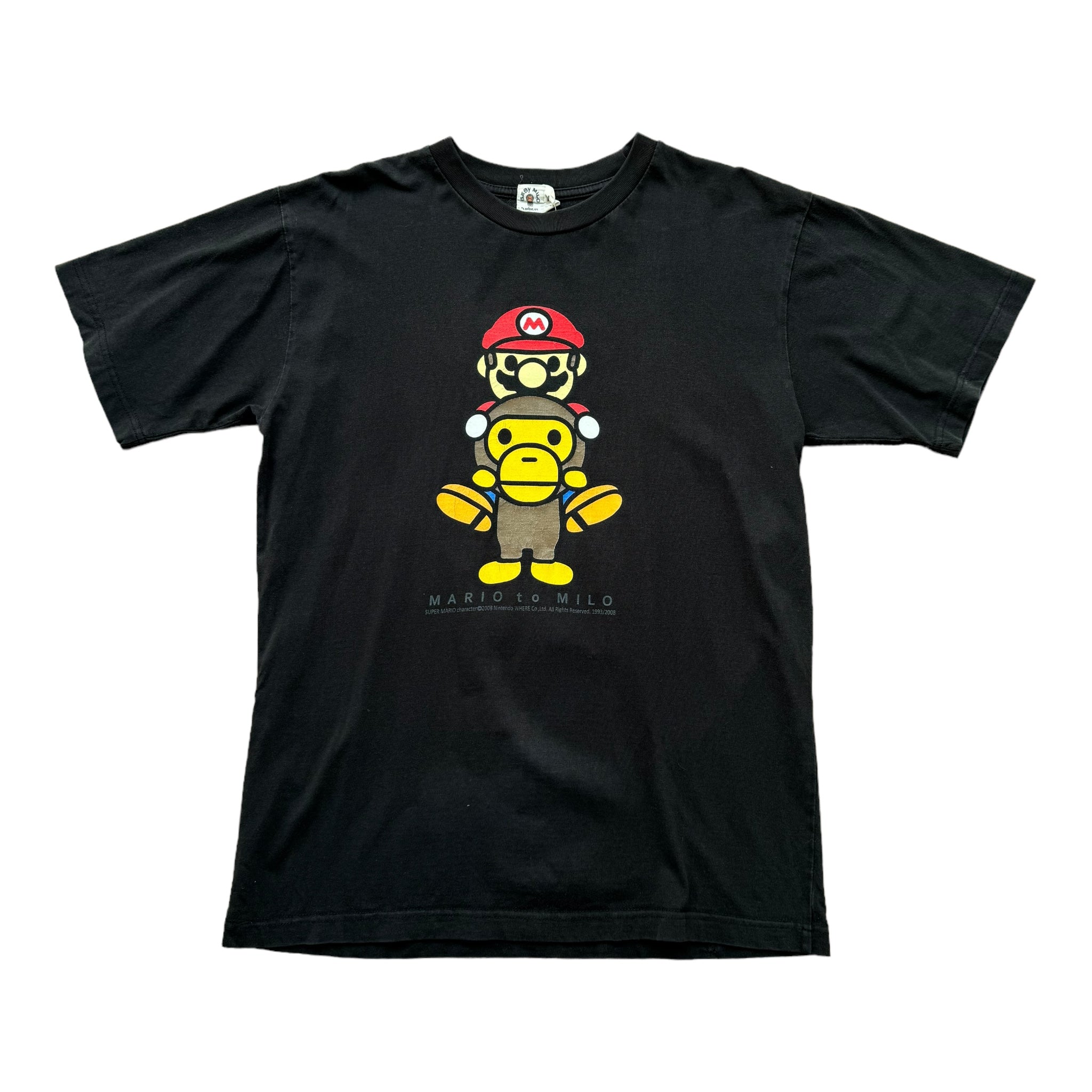 T-Shirt Bape x Mario Vintage (M)