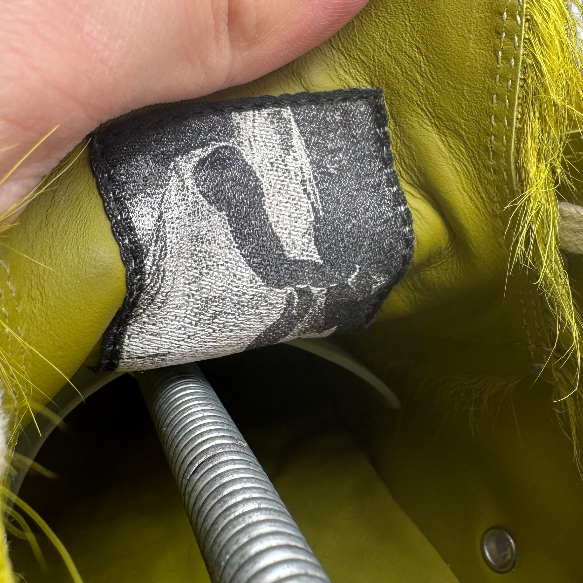 Rick Owens Low Pony Hair Green (44EU)