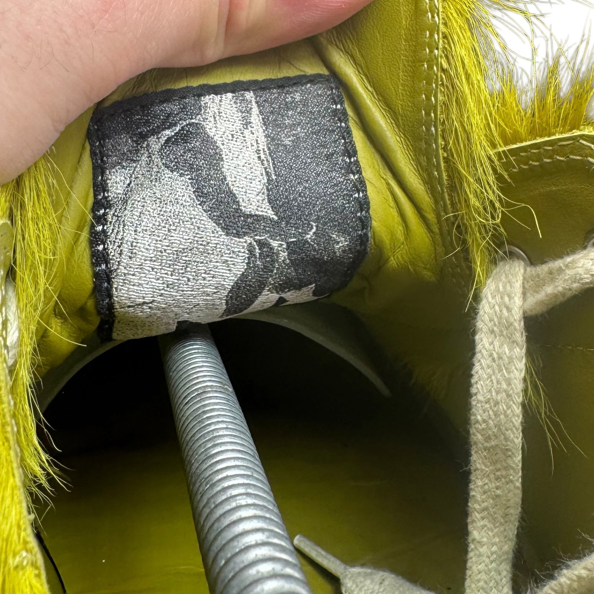 Rick Owens Low Pony Hair Green (44EU)