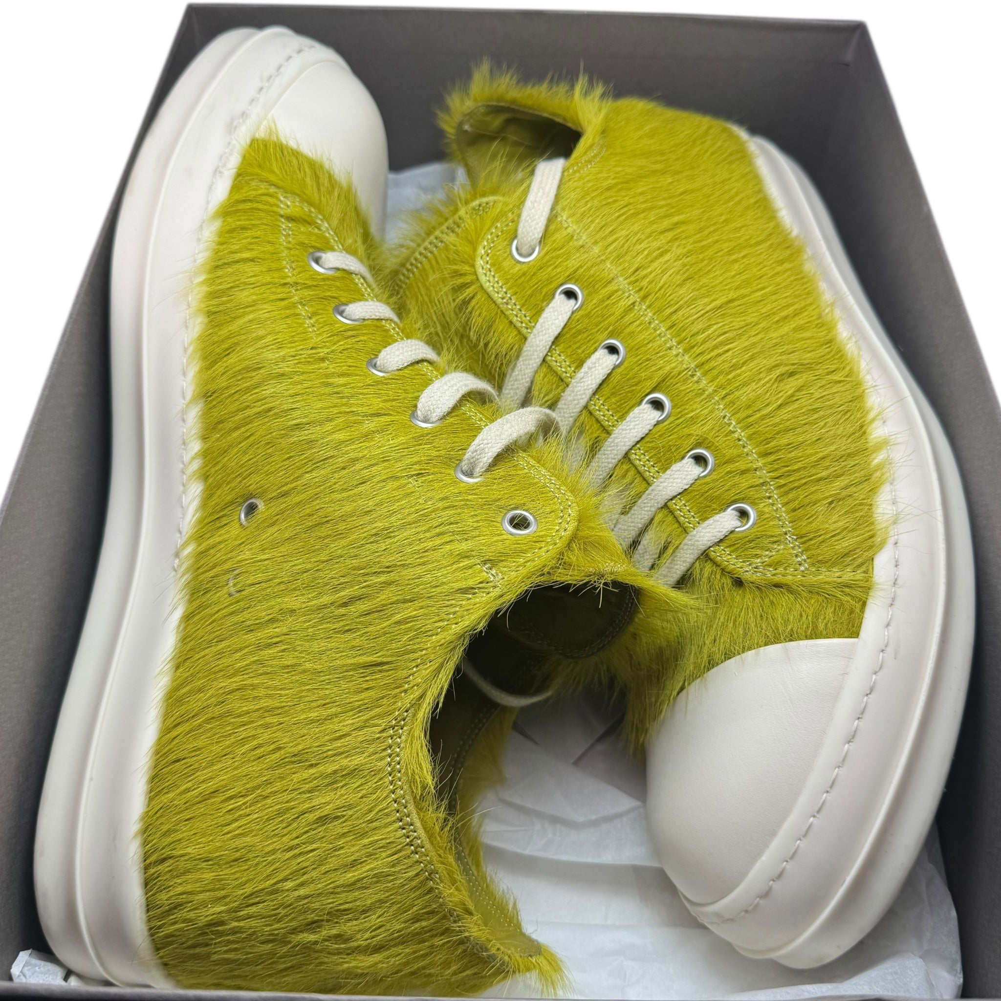 Rick Owens Low Pony Hair Green (44EU)