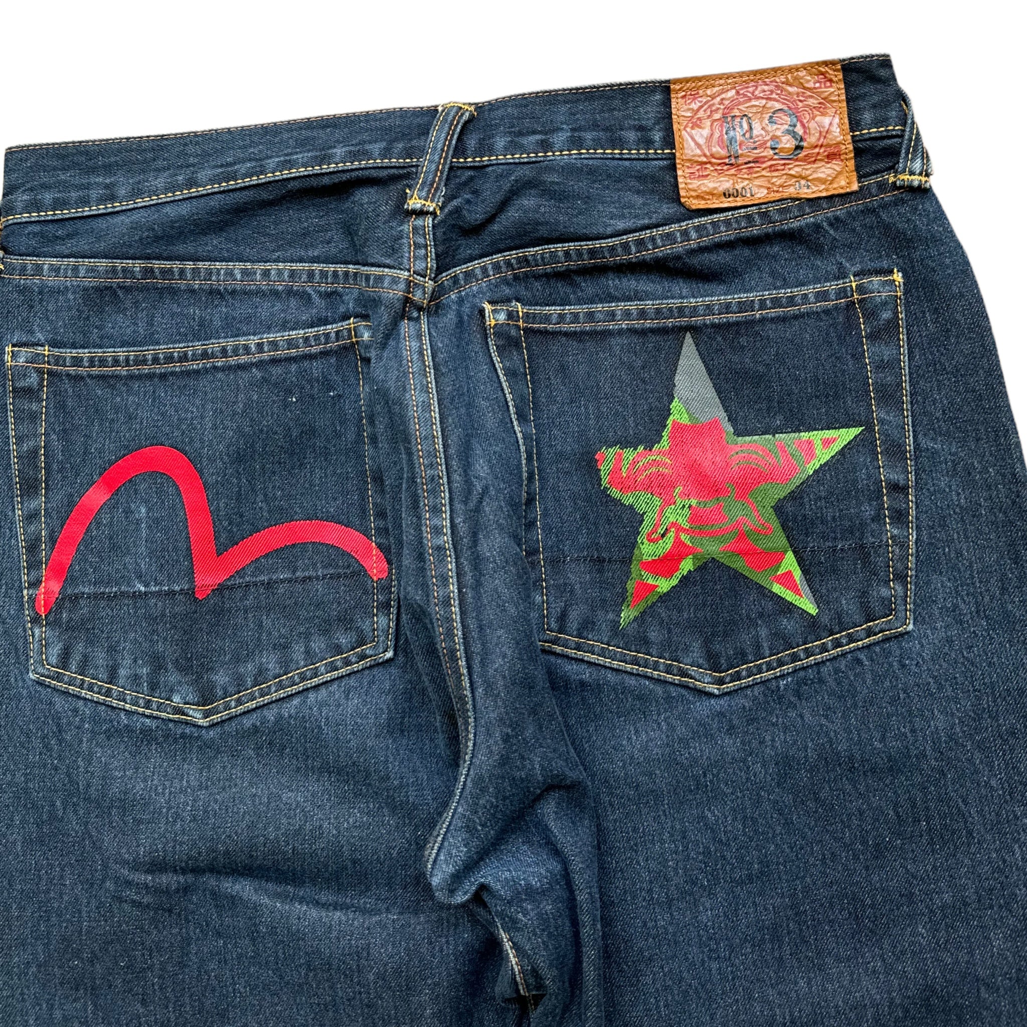 Jean baggy seagull Evisu (L)